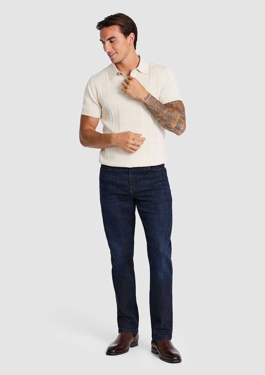 Rivet Straight Stretch Jean