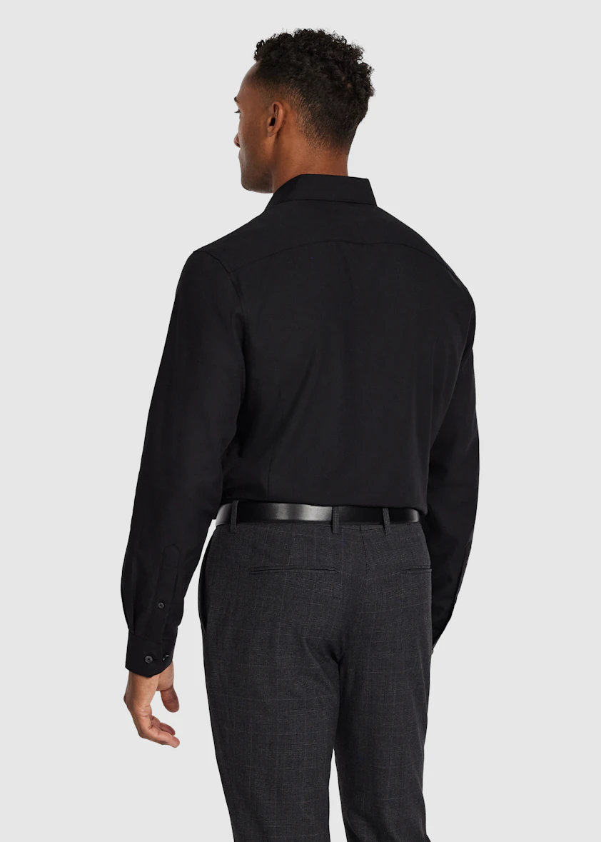 Black Milan Bamboo Shirt