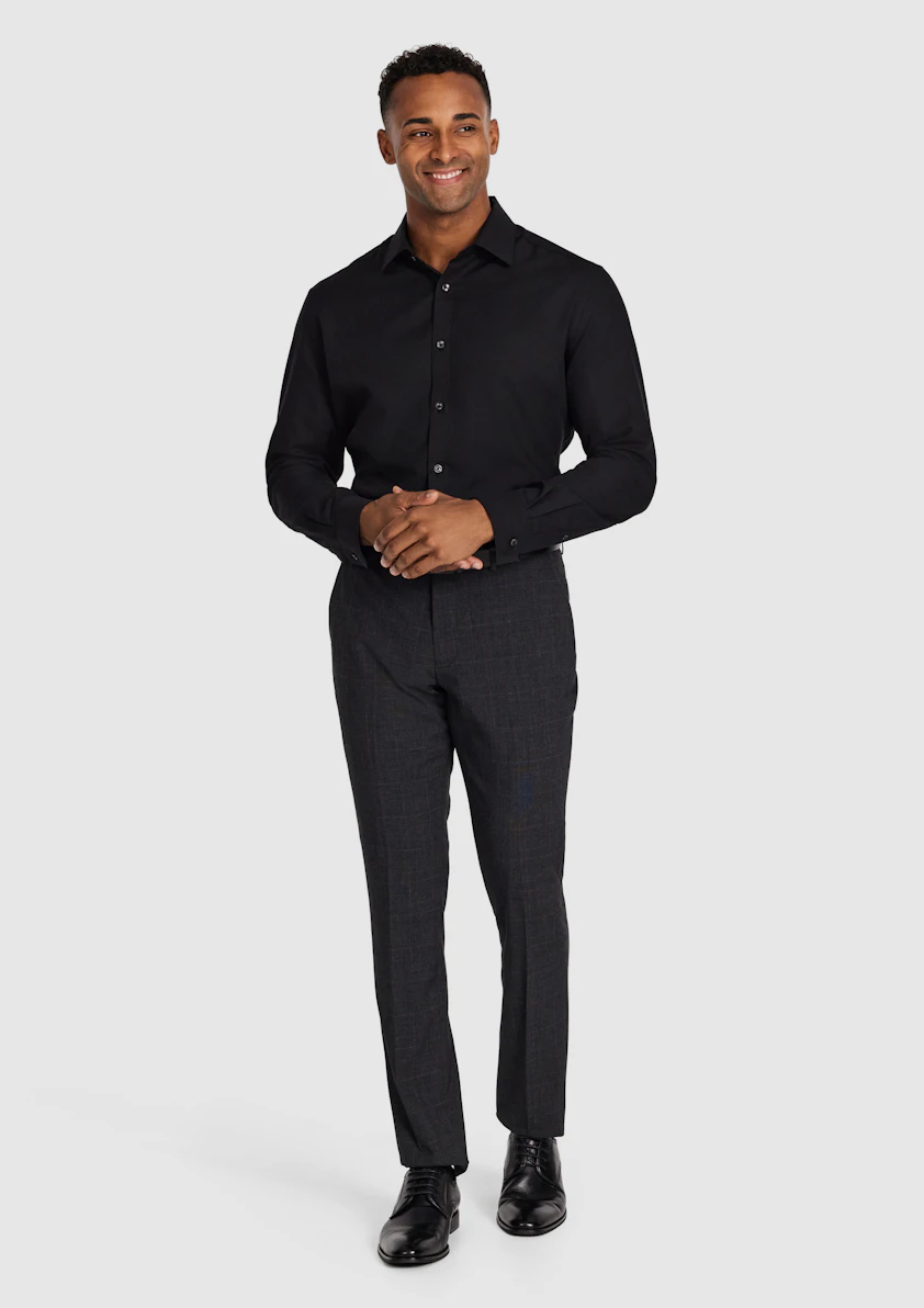 Black Milan Bamboo Shirt