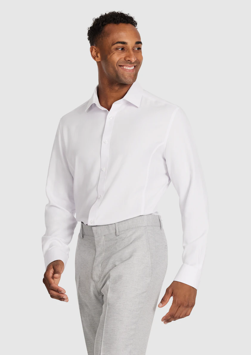 White Milan Bamboo Shirt