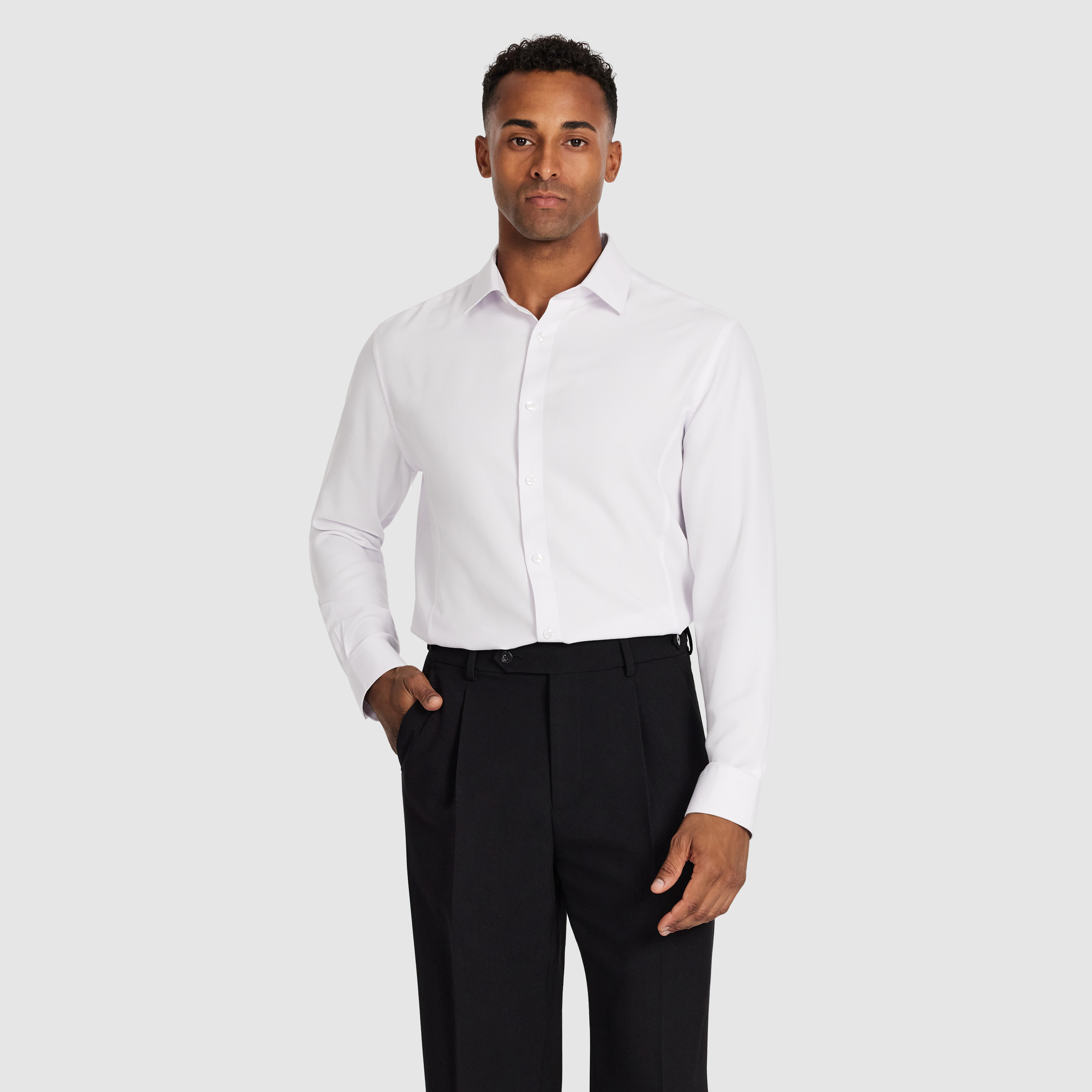 White Milan Bamboo Shirt