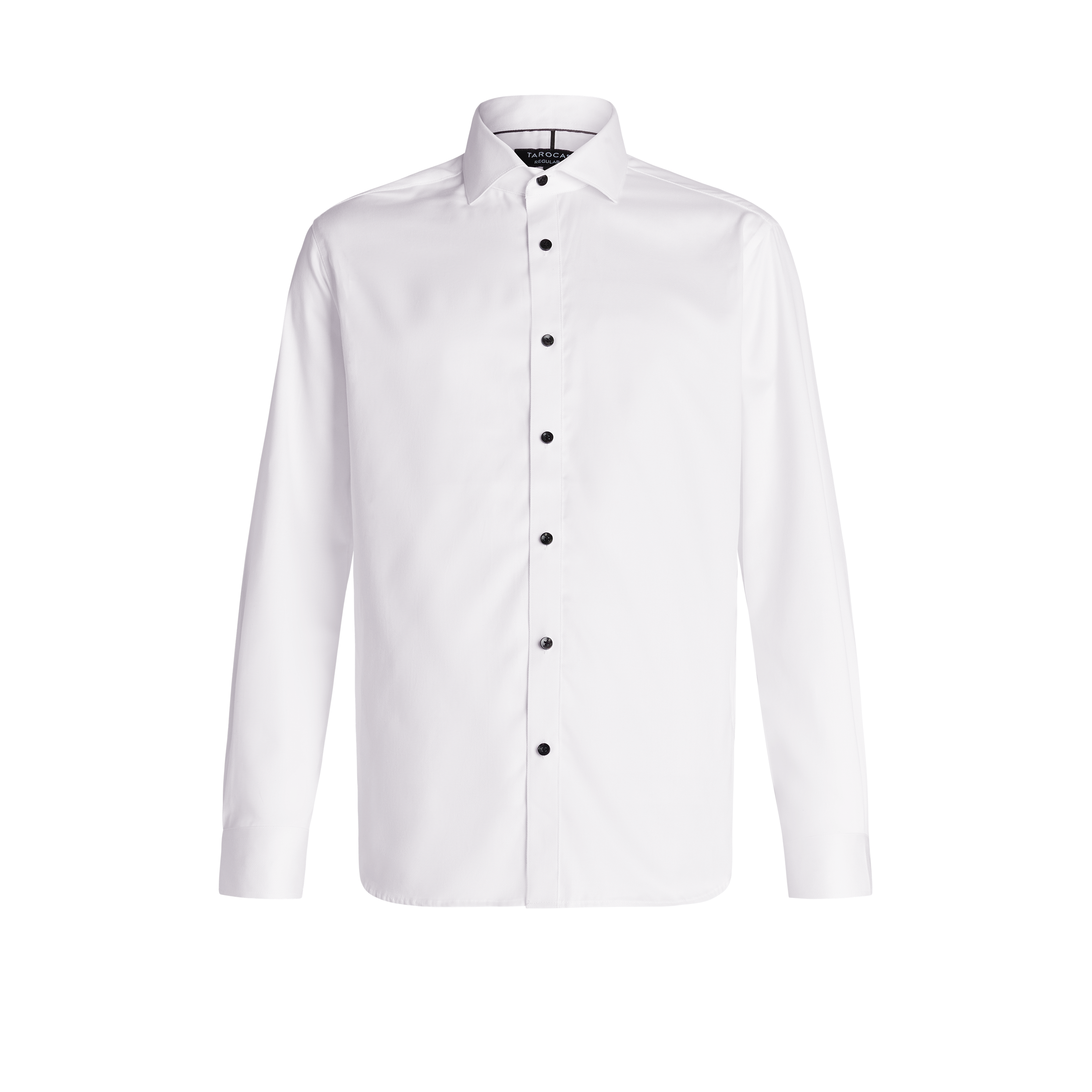 White Egyptian Cotton Tuxedo Shirt
