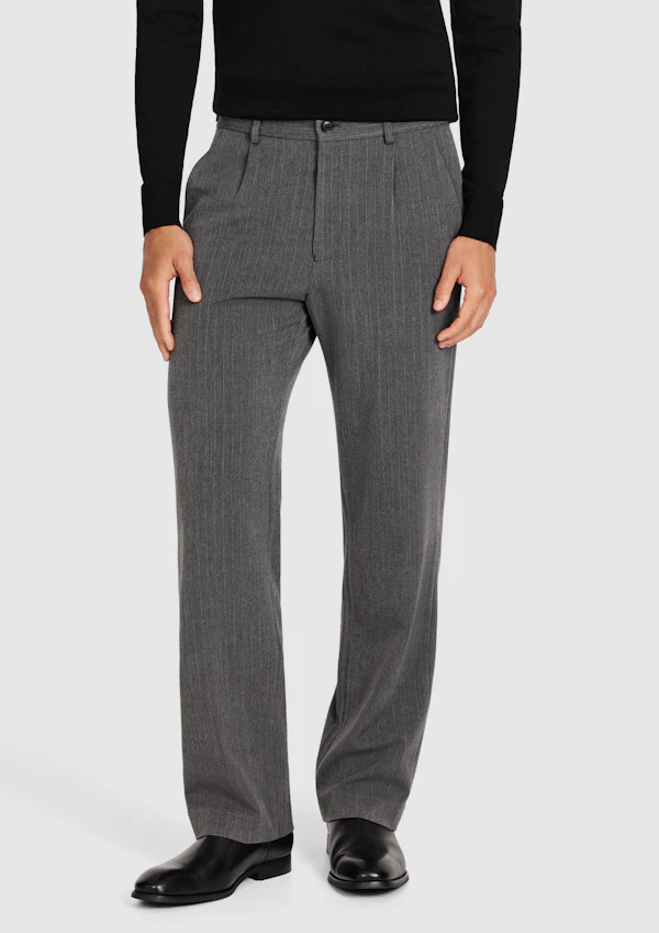 Strand Pinstripe Pleat Pant
