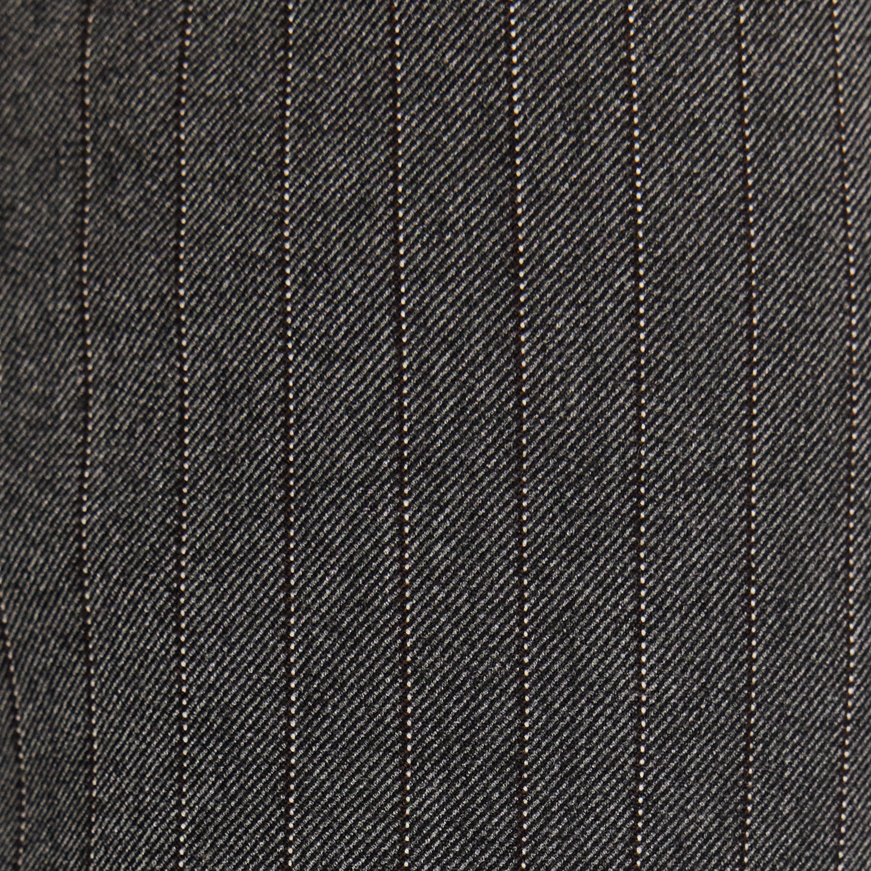 Charcoal Strand Pinstripe Pleat Pant