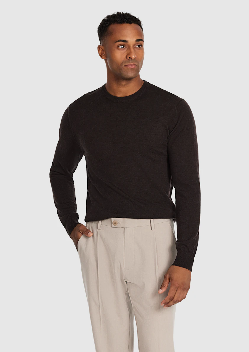 Wesley Merino Wool Crew Knit