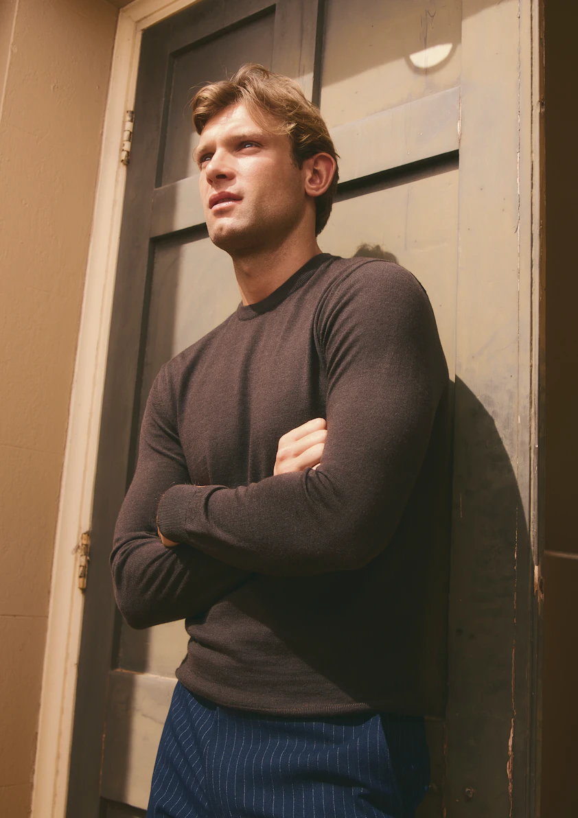 Wesley Merino Wool Crew Knit