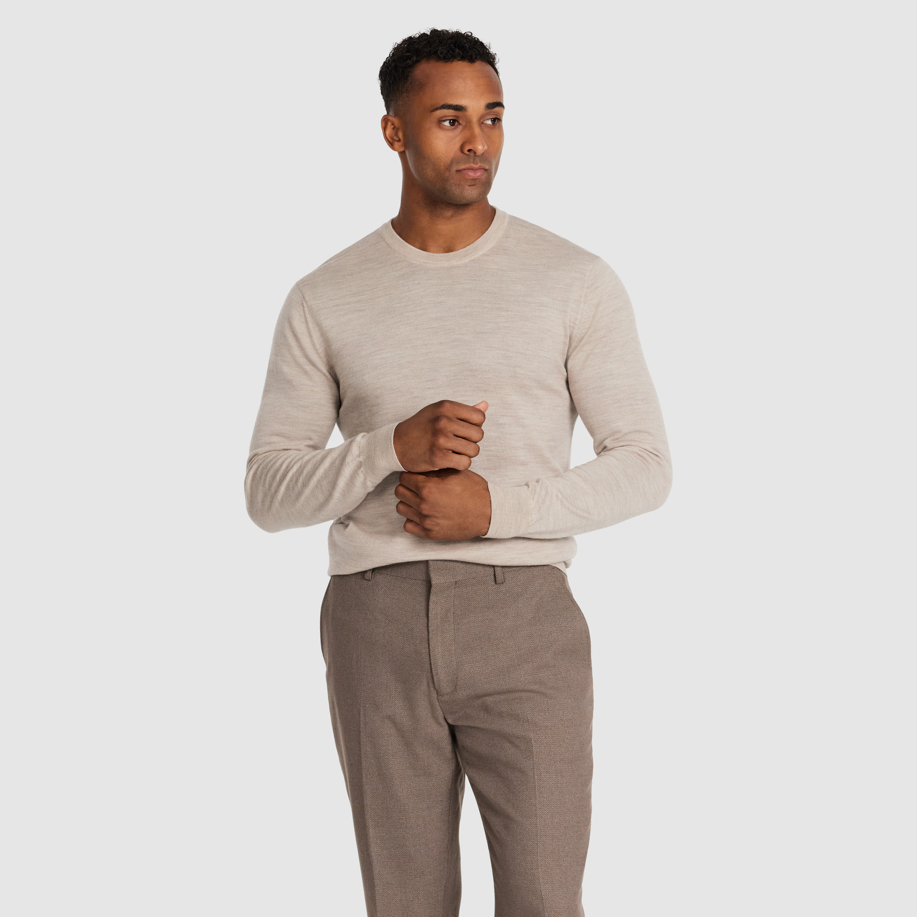 Wesley Merino Wool Crew Knit