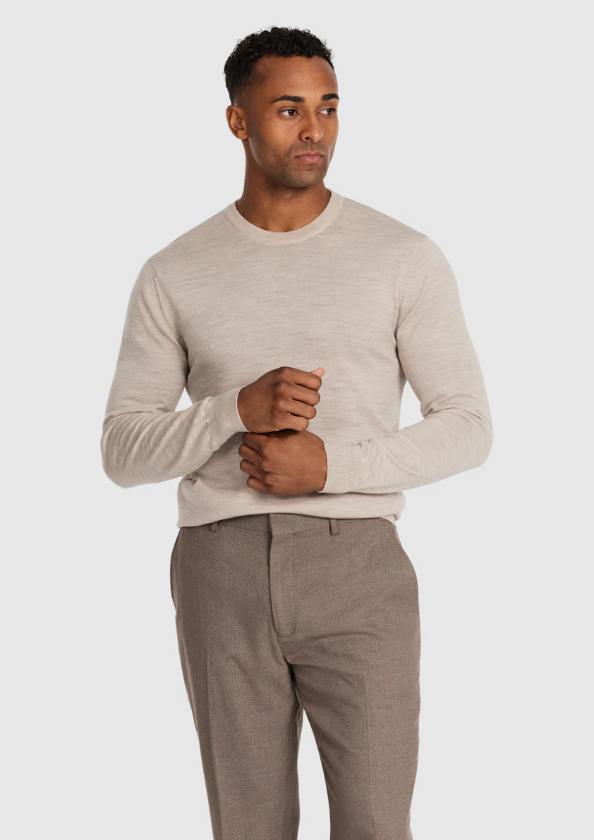 Wesley Merino Wool Crew Knit