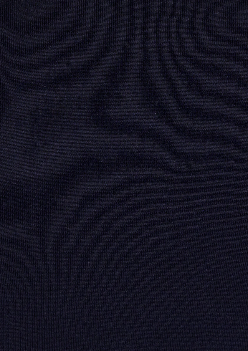 Navy Wesley Merino Wool Crew Knit