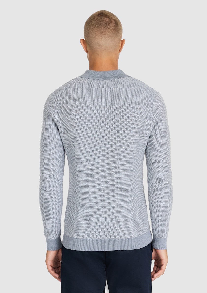 Light Blue Alder Textured Knit