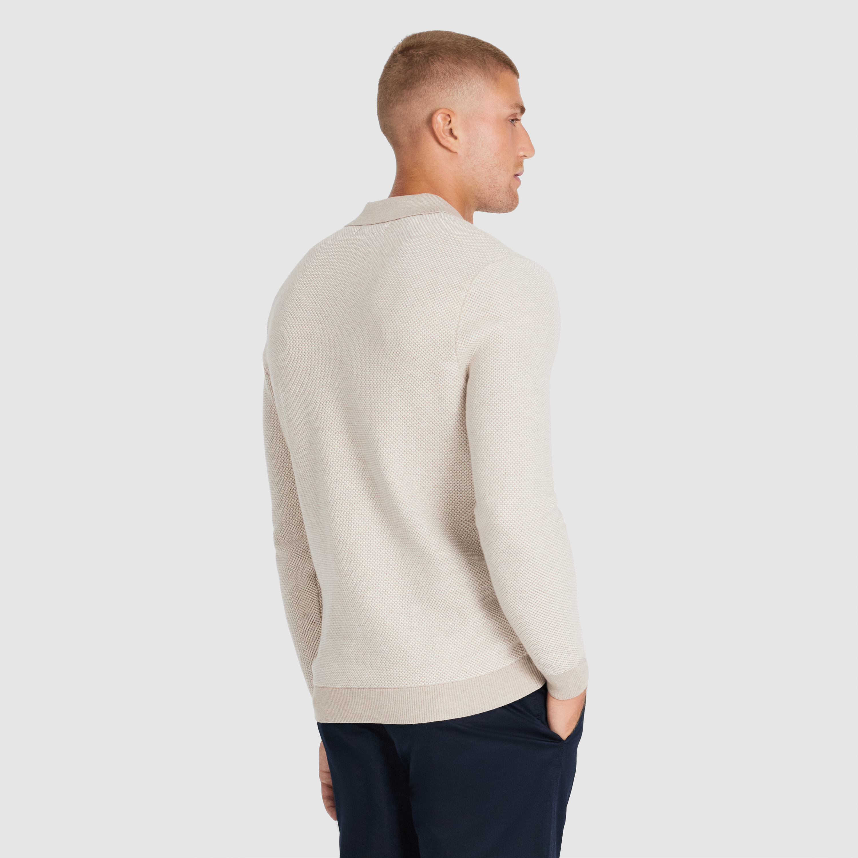 Natural Alder Textured Knit