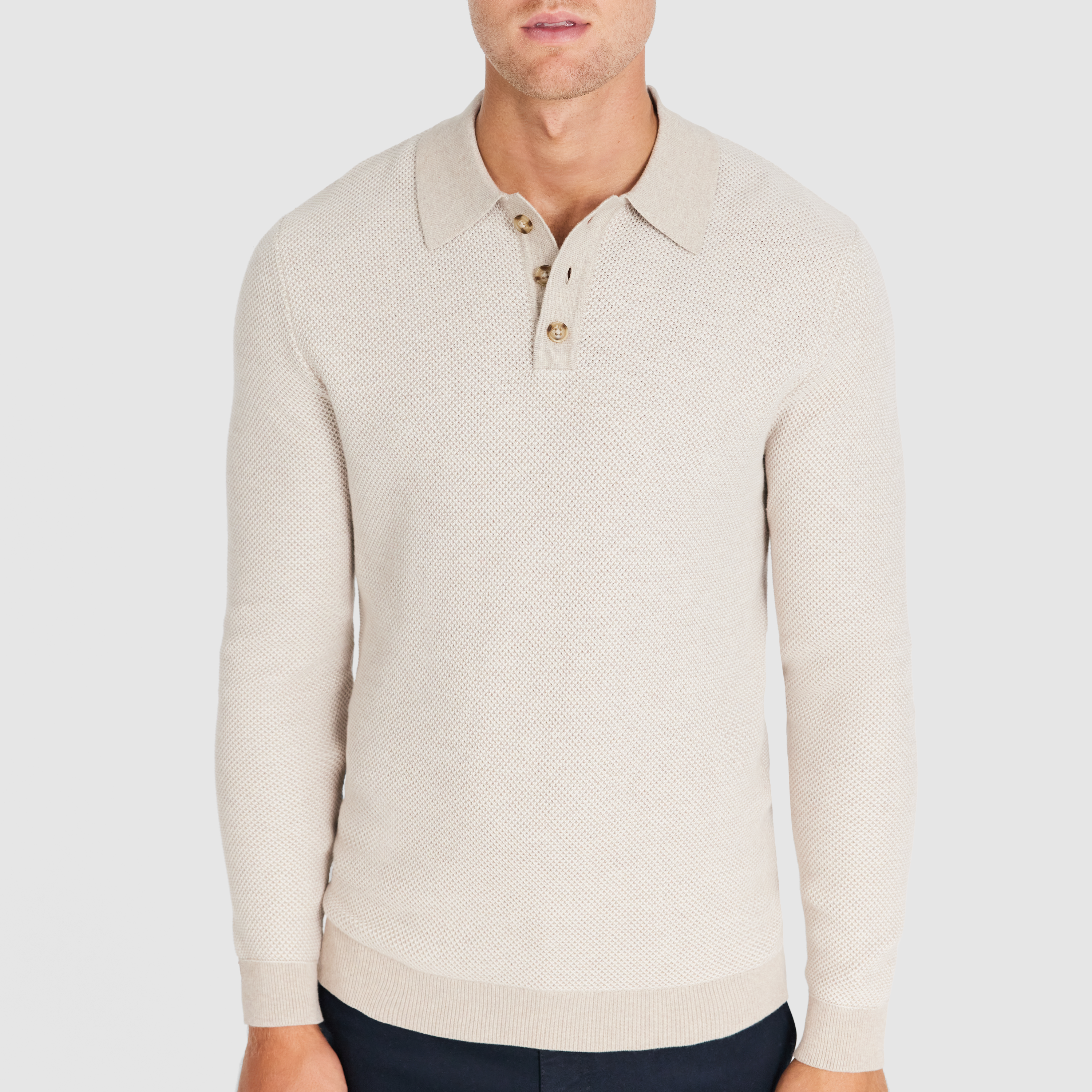 Natural Alder Textured Knit