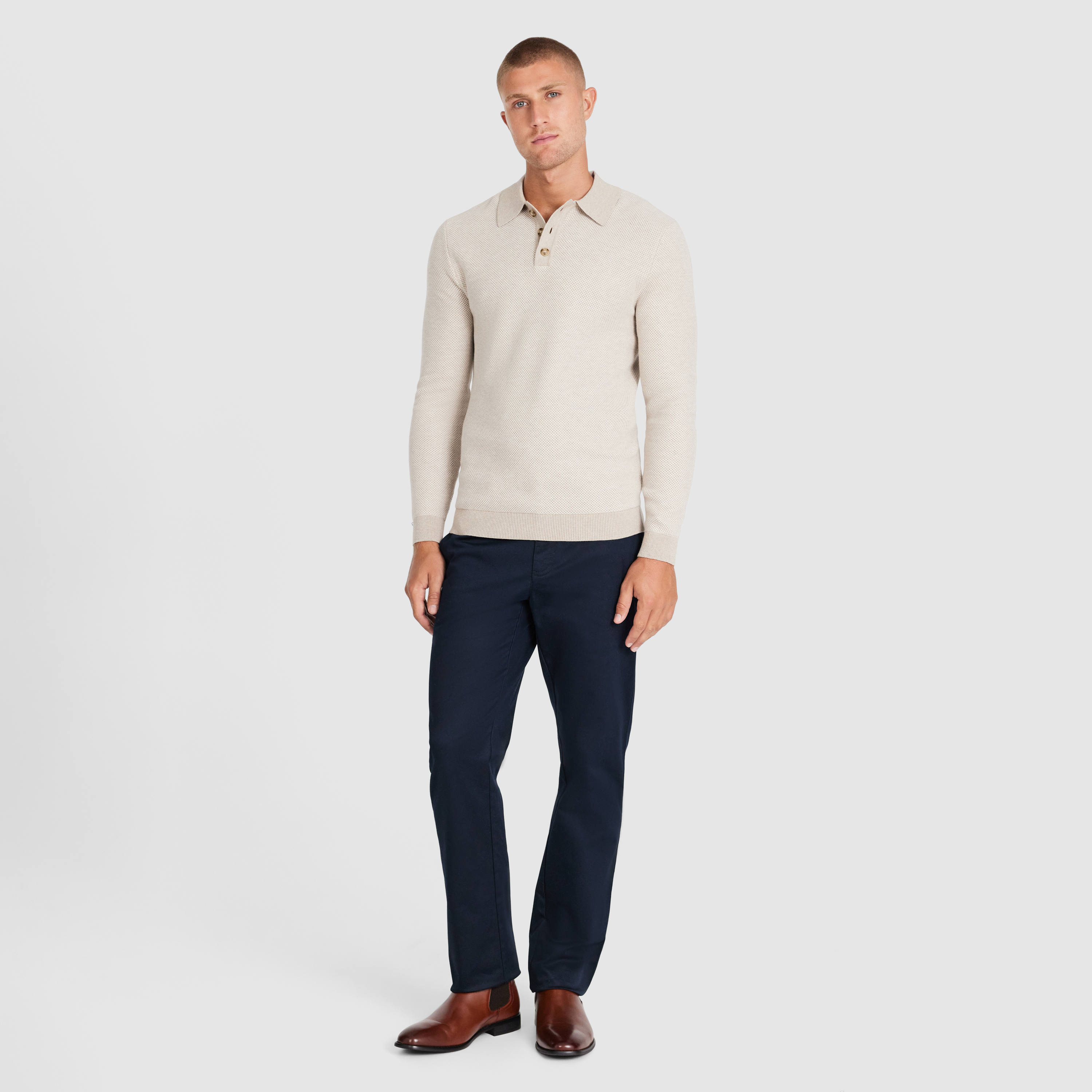 Natural Alder Textured Knit