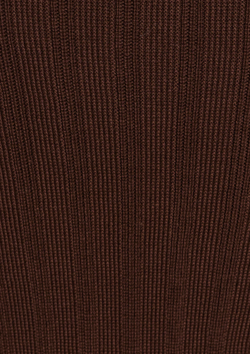 Rust Priestley Zip Knit