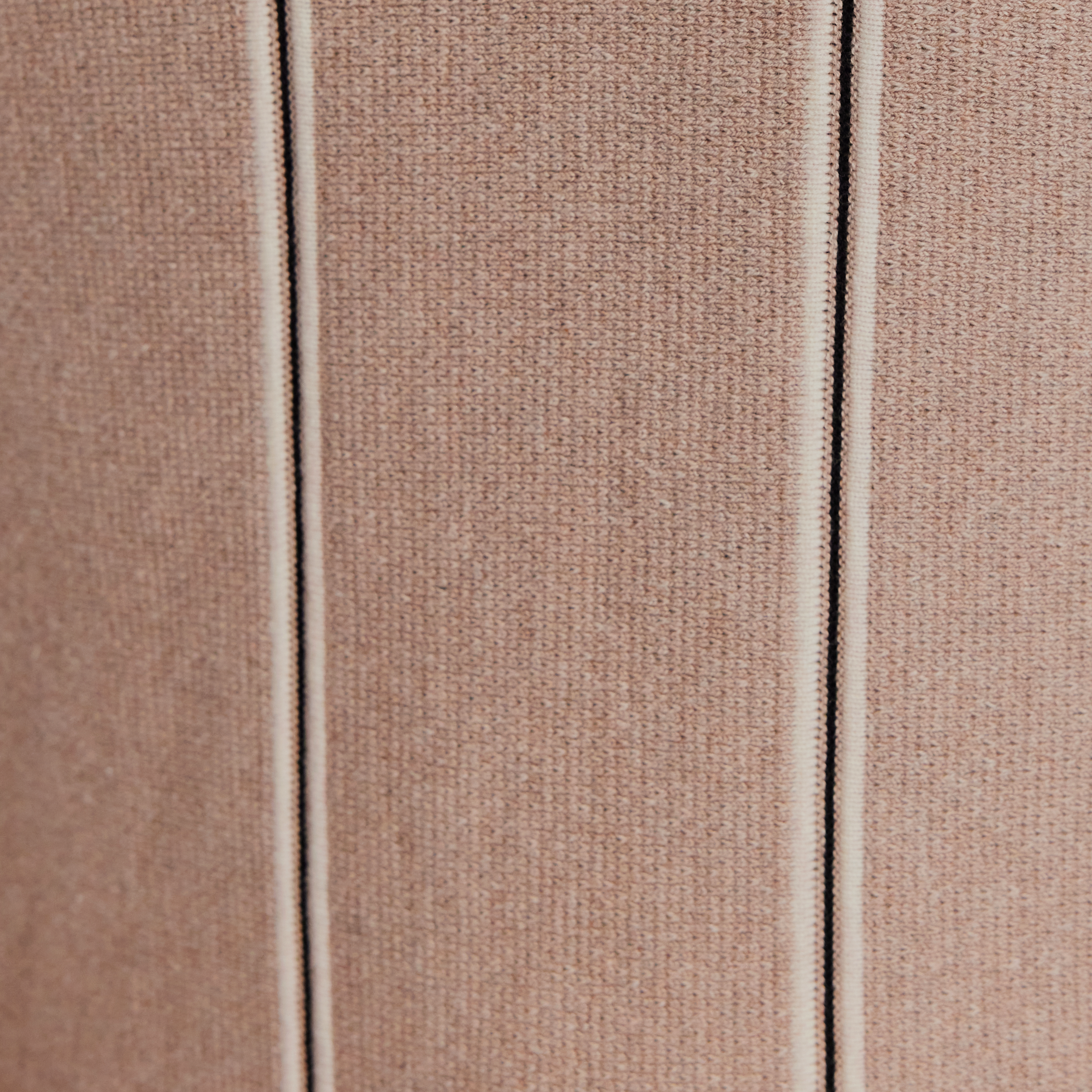 Sand Cedar Stripe Zip Knit