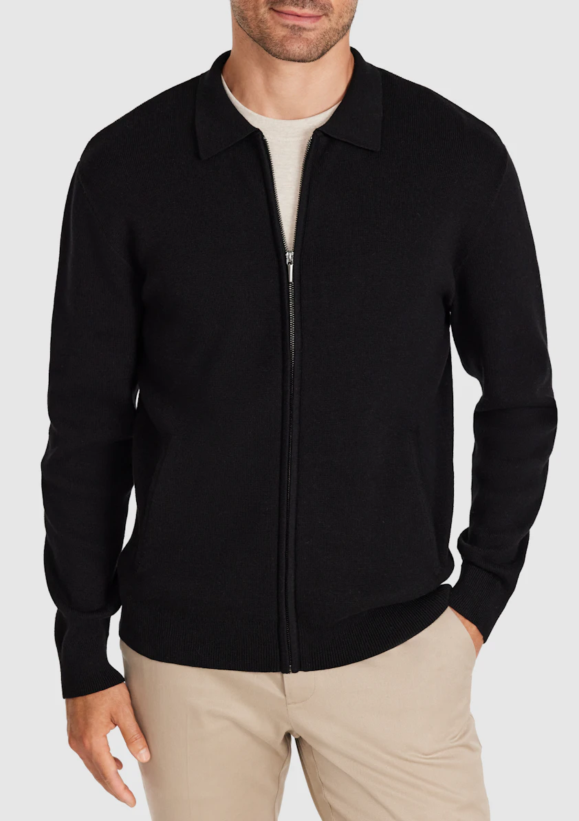 Atlas Zip Through Knit