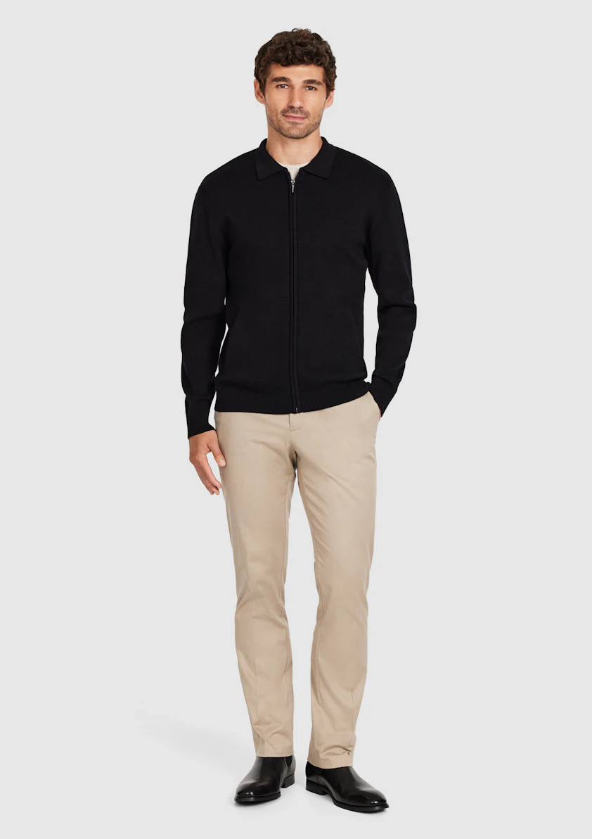 Atlas Zip Through Knit