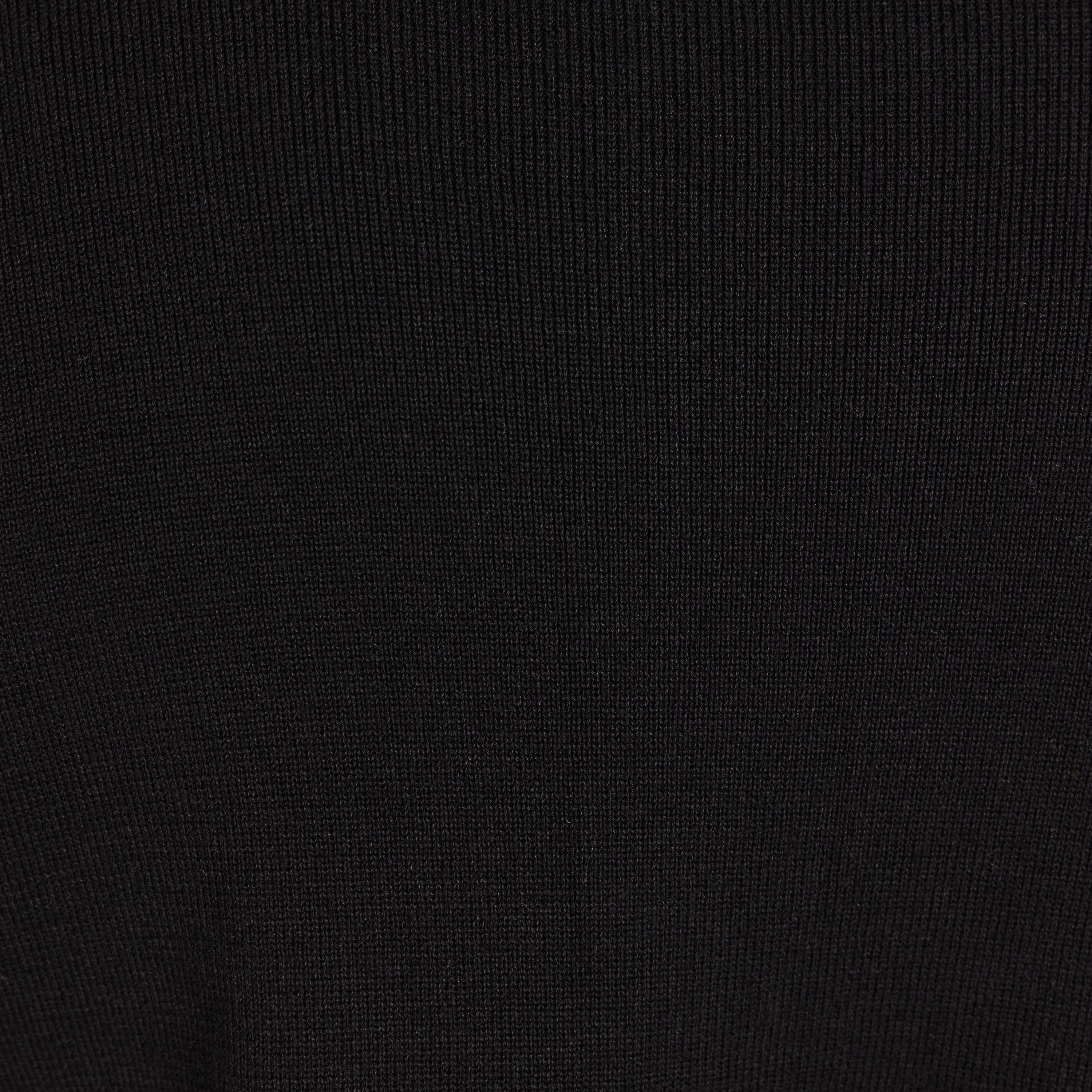 Black Atlas Zip Through Knit
