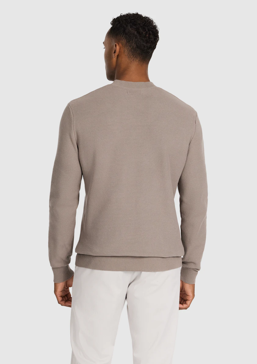 Idris Textured Crew Knit