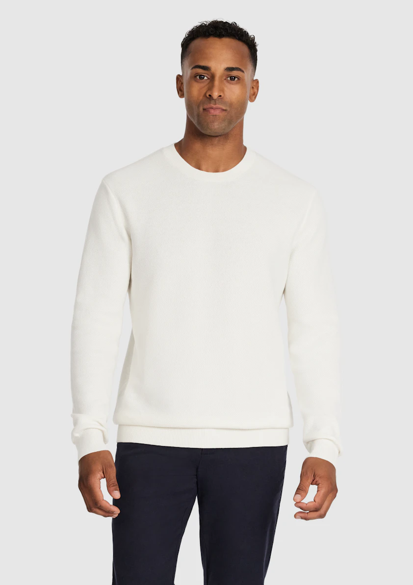 Idris Textured Crew Knit