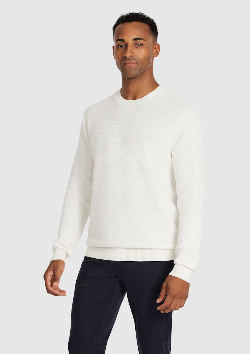 Idris Textured Crew Knit