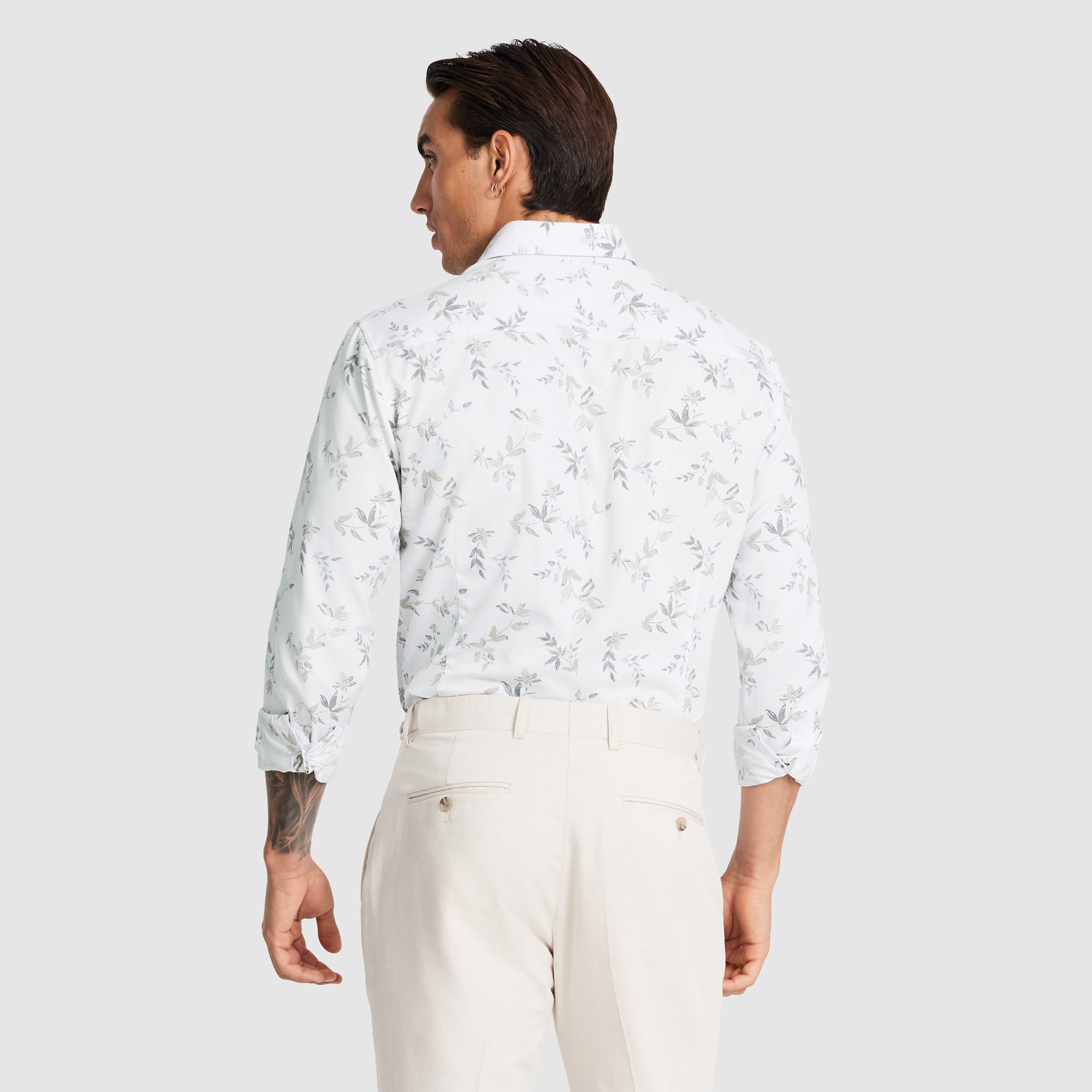 Jaipur Slim Floral Linen Shirt