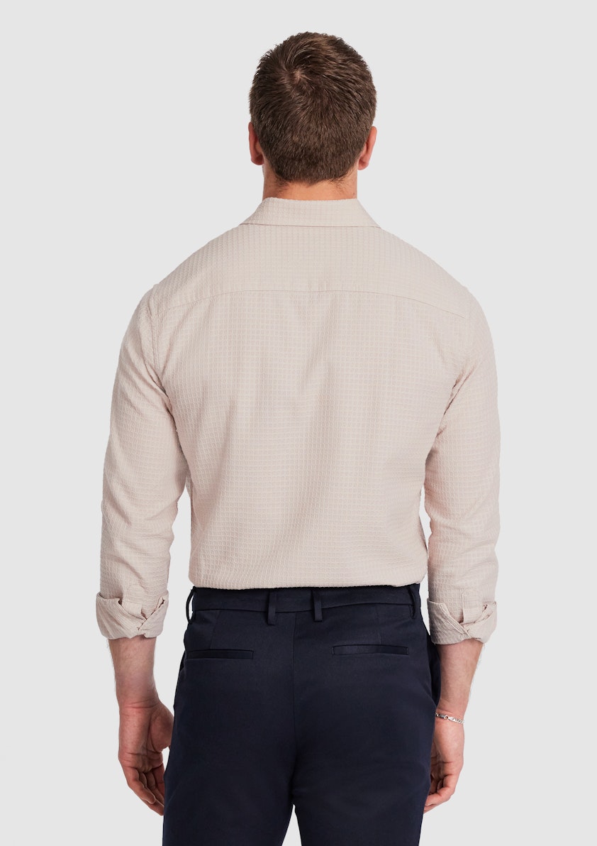 Natural Tuscan Textured Shirt