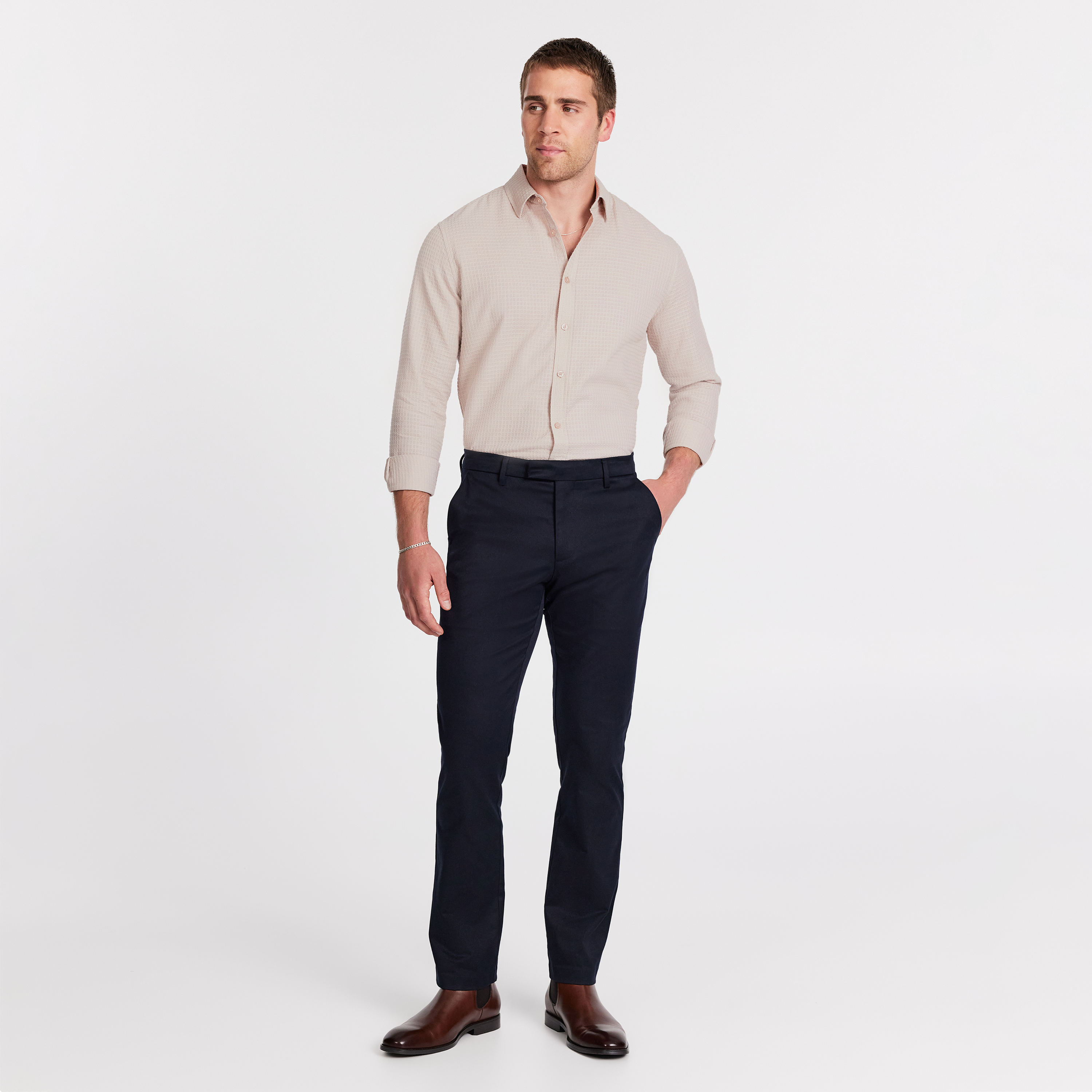 Natural Tuscan Textured Shirt