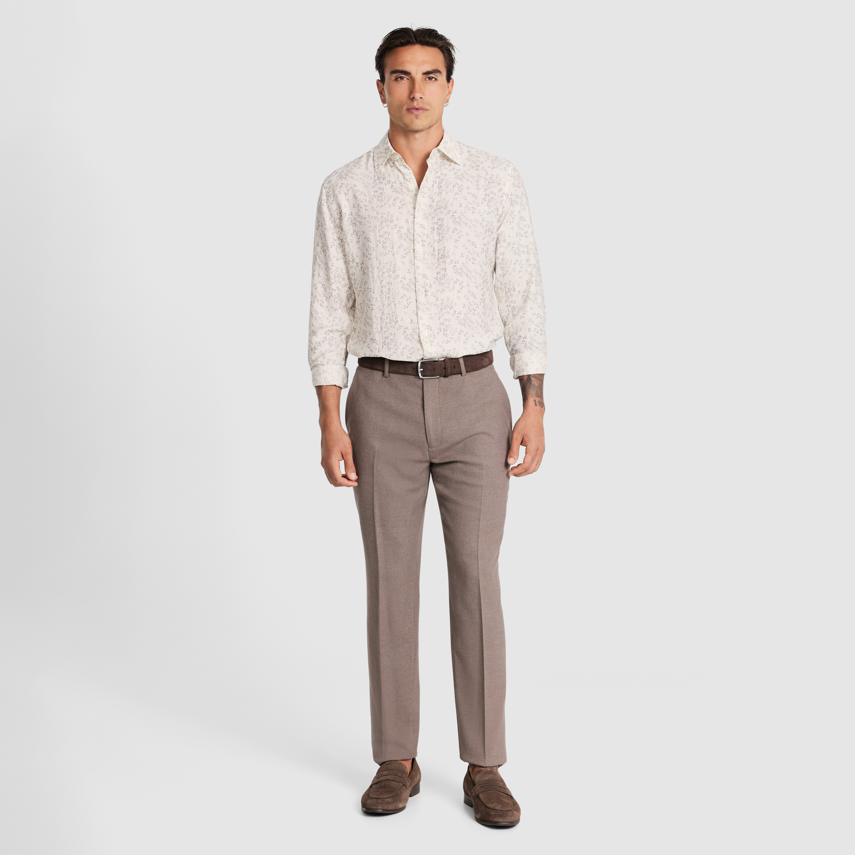 Autumn Leaf Linen Shirt