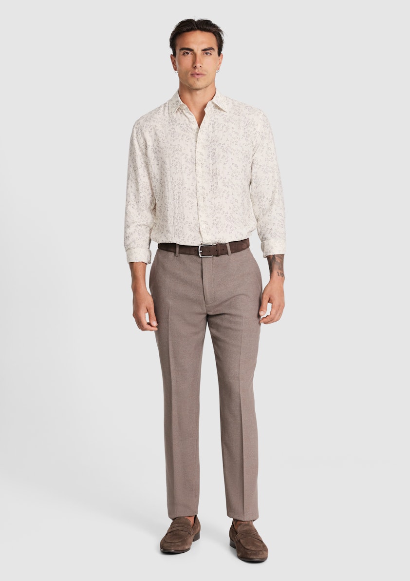 Autumn Leaf Linen Shirt