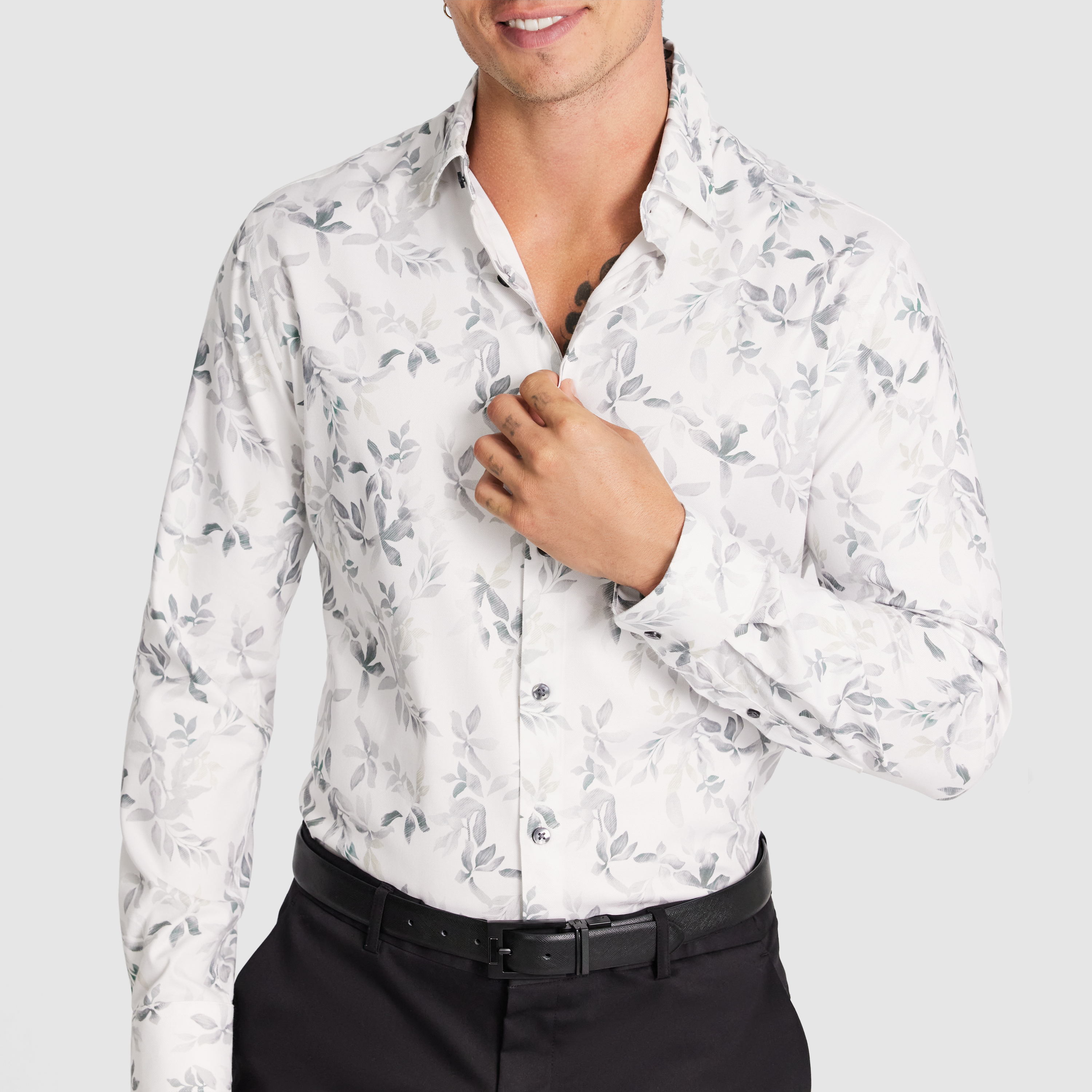 Avanti Slim Leaf Bamboo Shirt