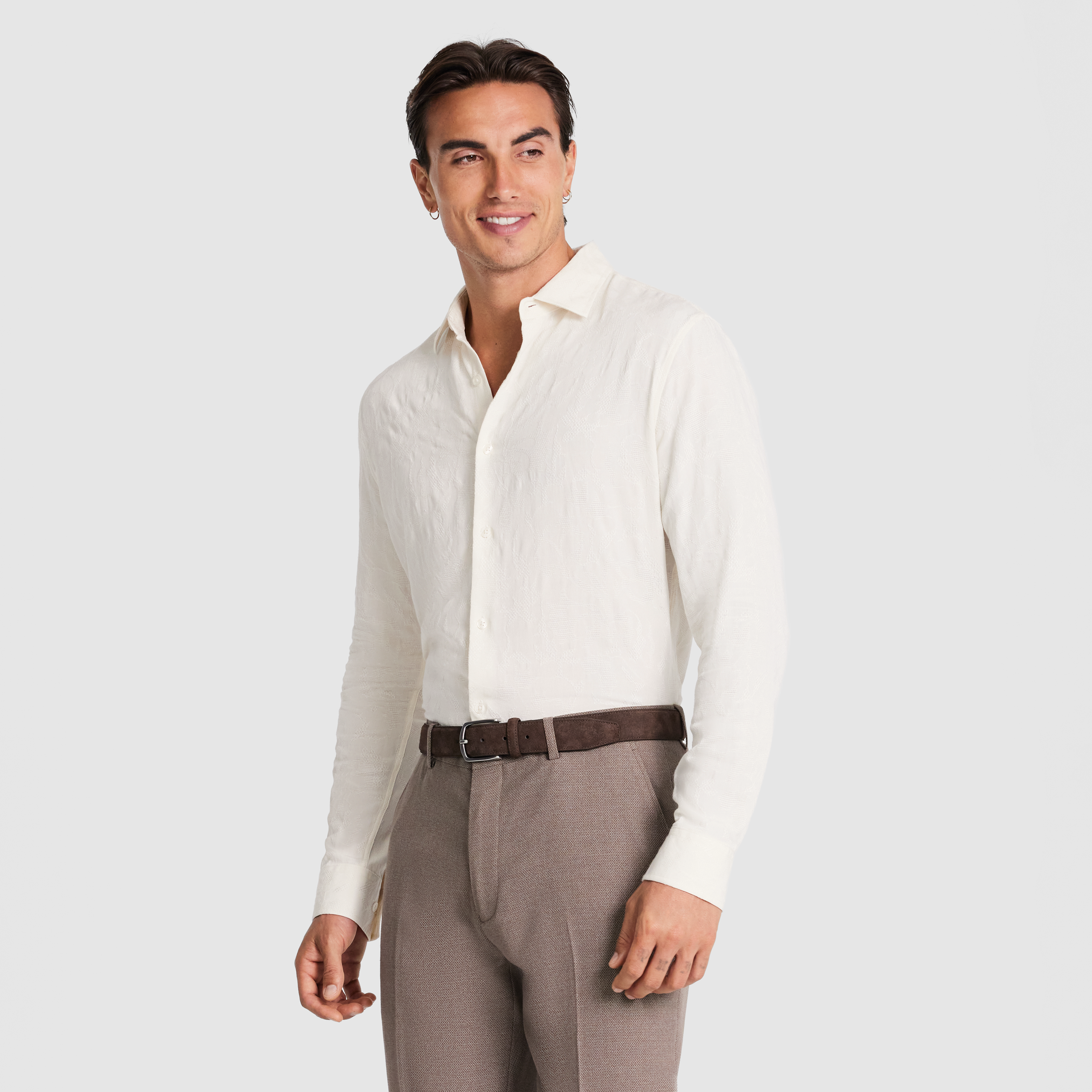 Madrid Slim Textured Shirt