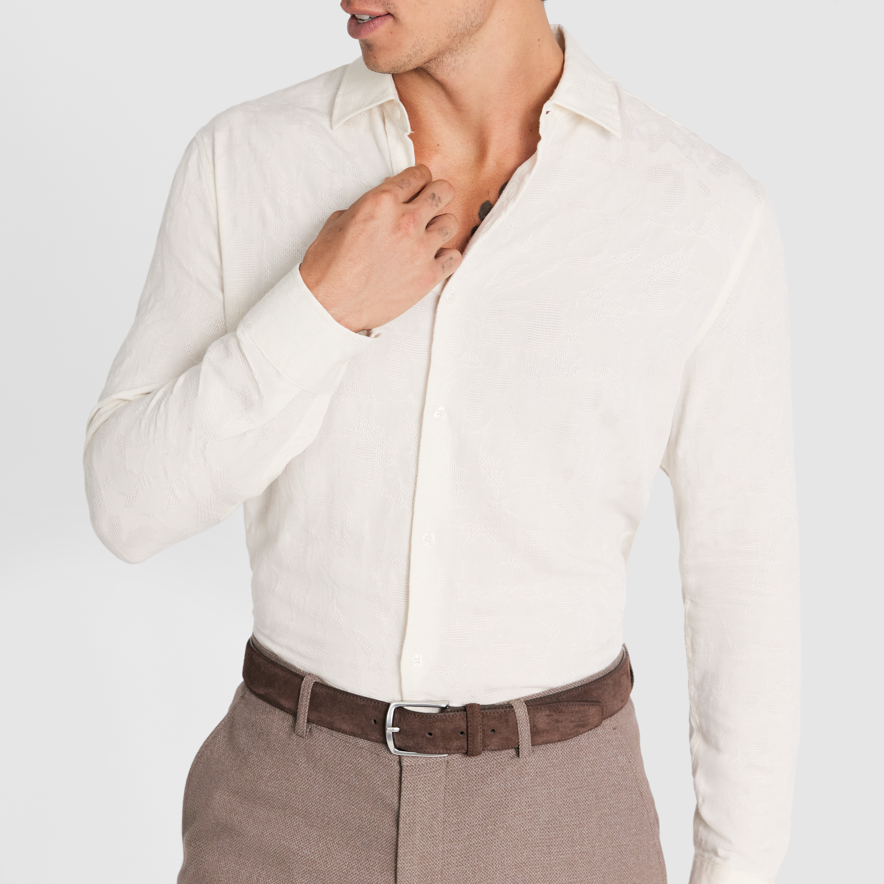 Madrid Slim Textured Shirt