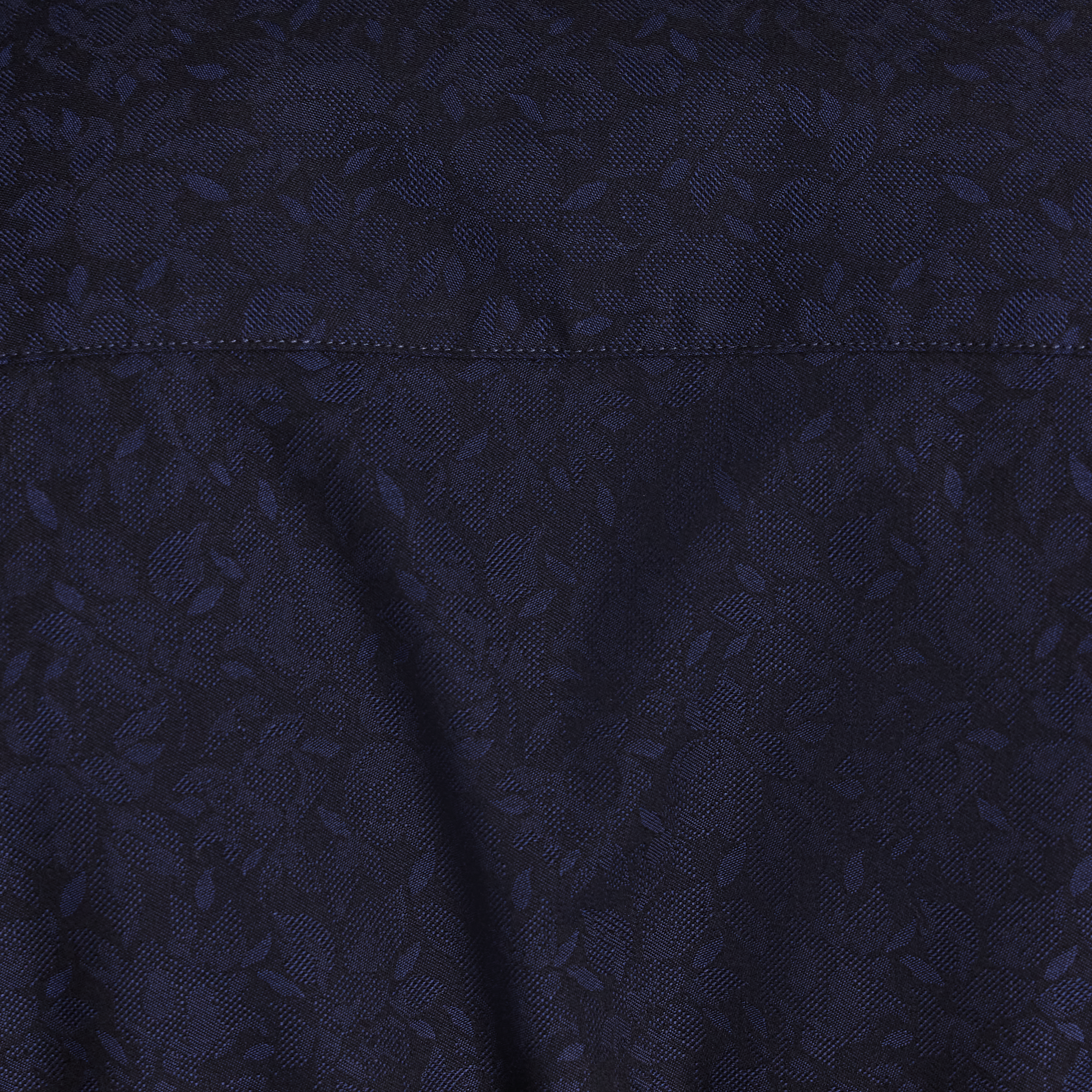 Midnight Anise Slim Floral Shirt