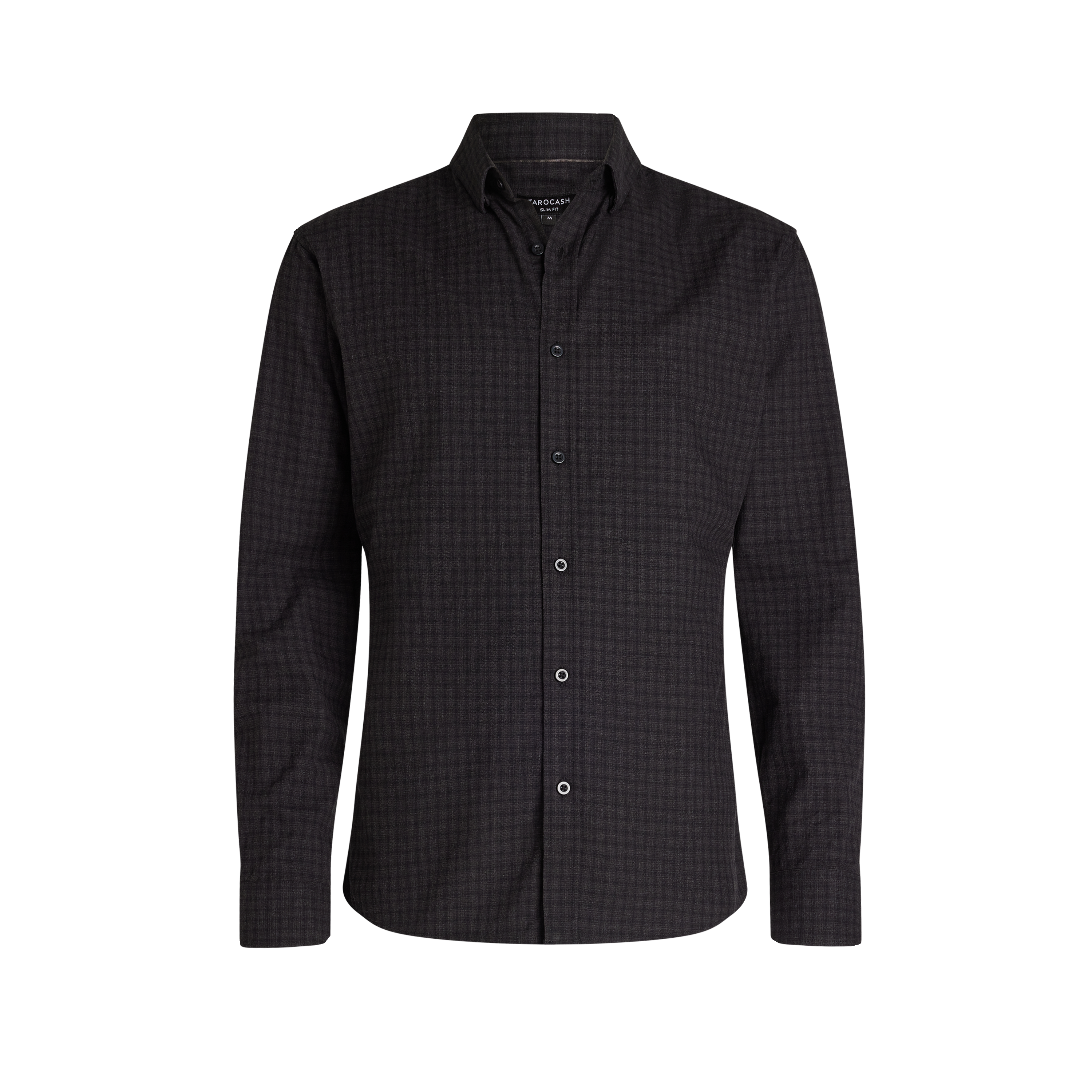 Charcoal Barrett Textured Check Shirt