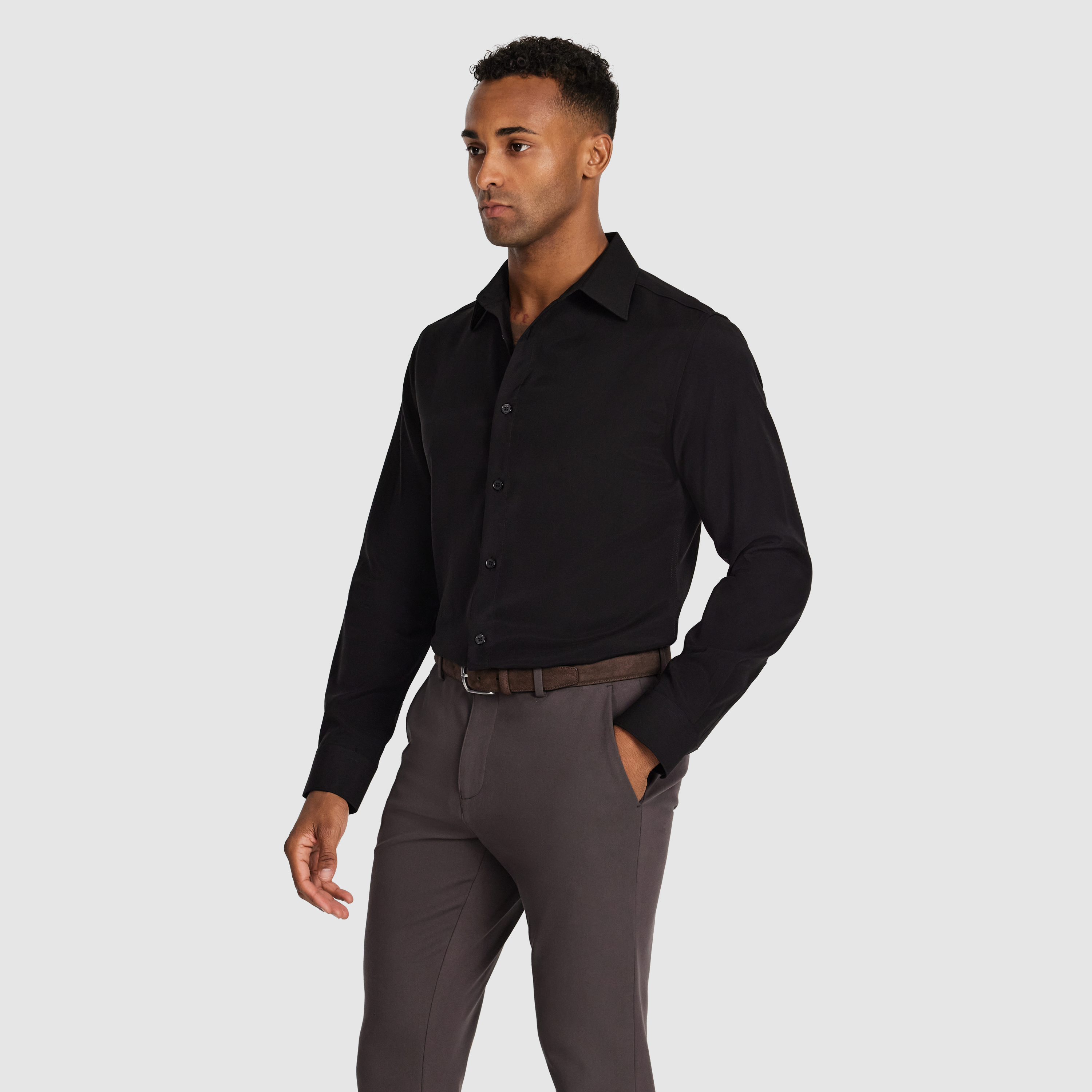 Black Bode Textured Shirt