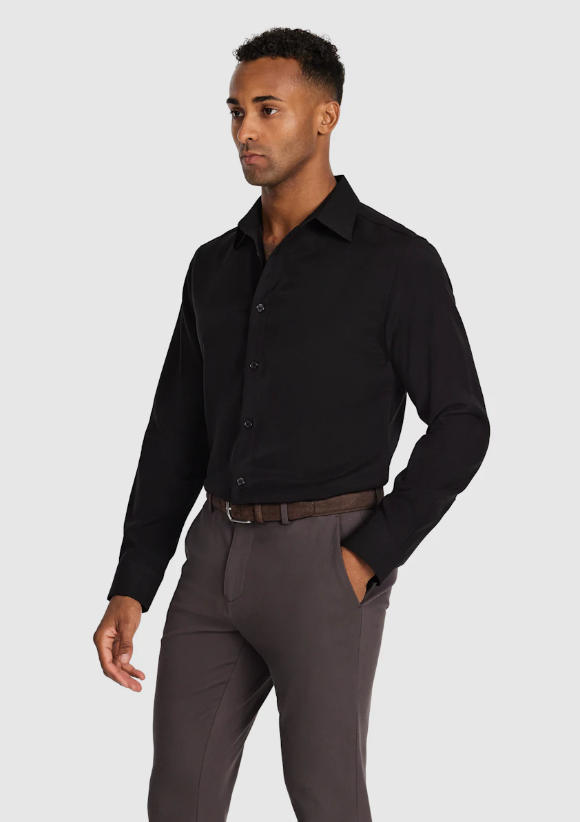 Black Bode Textured Shirt