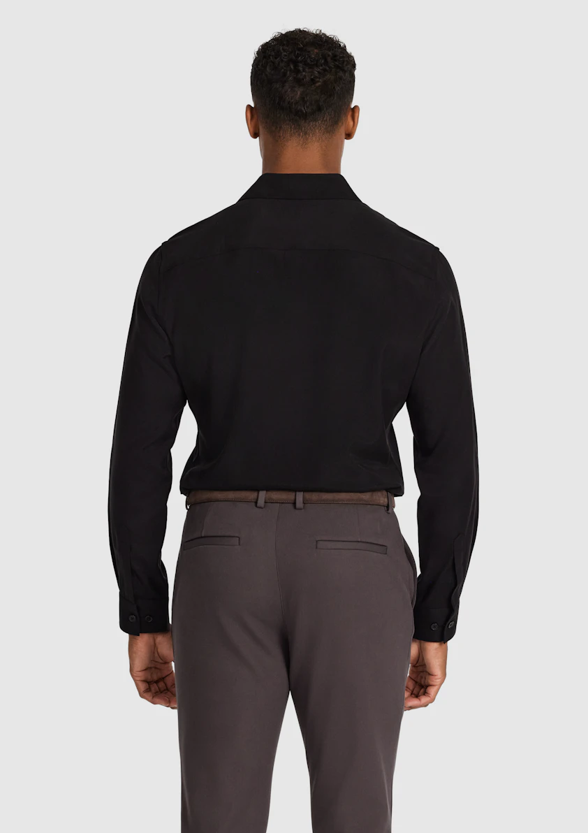 Black Bode Textured Shirt