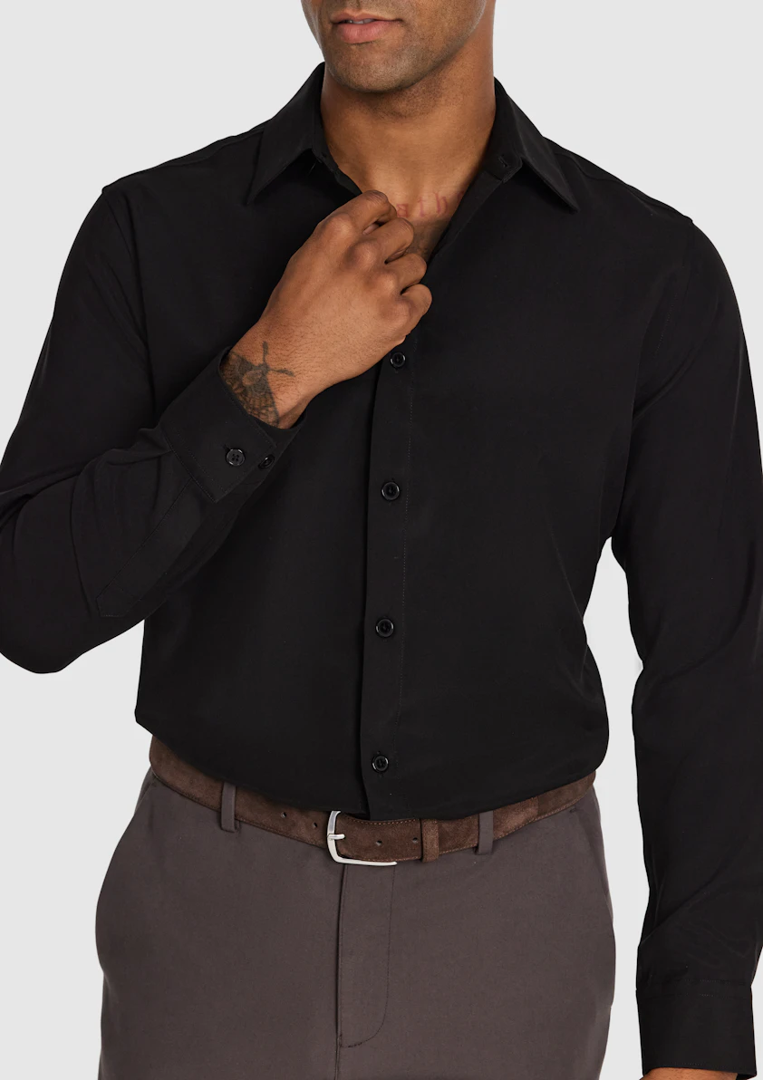 Black Bode Textured Shirt