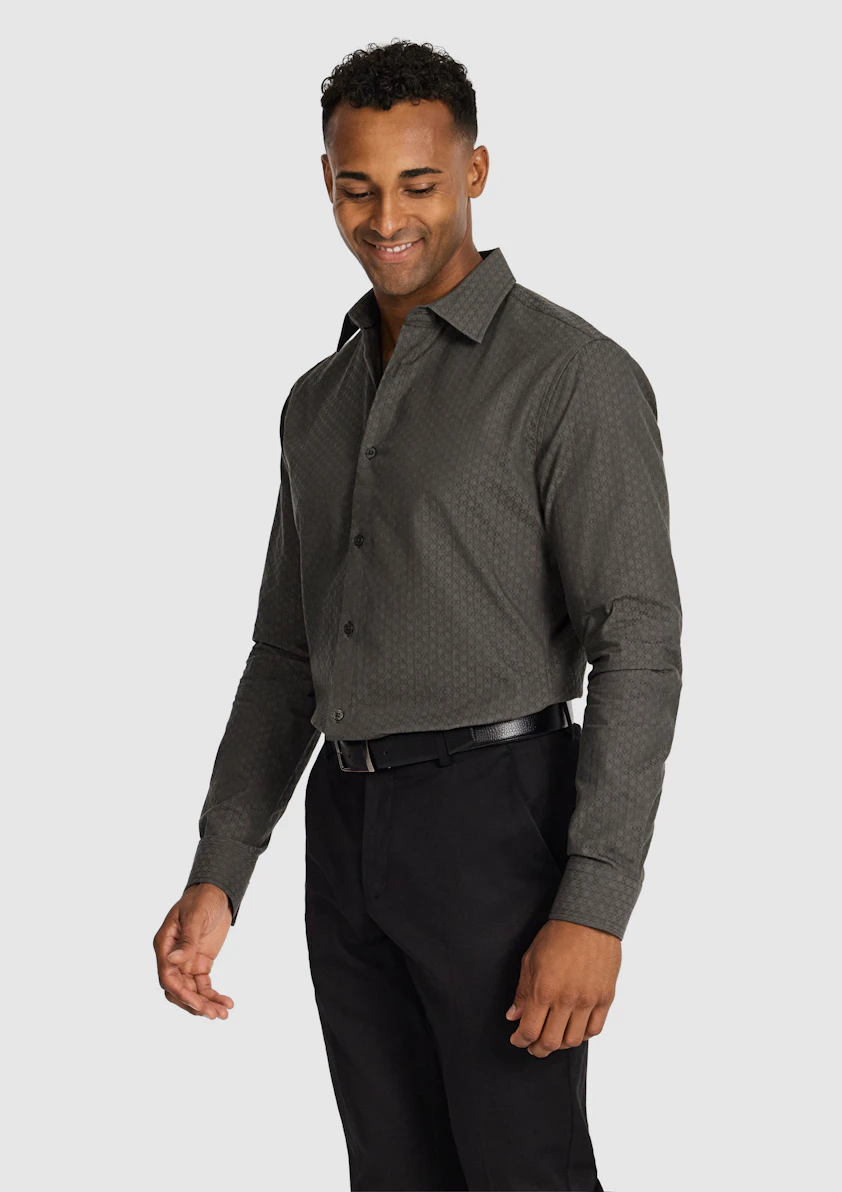 Khaki Nate Textured Shirt