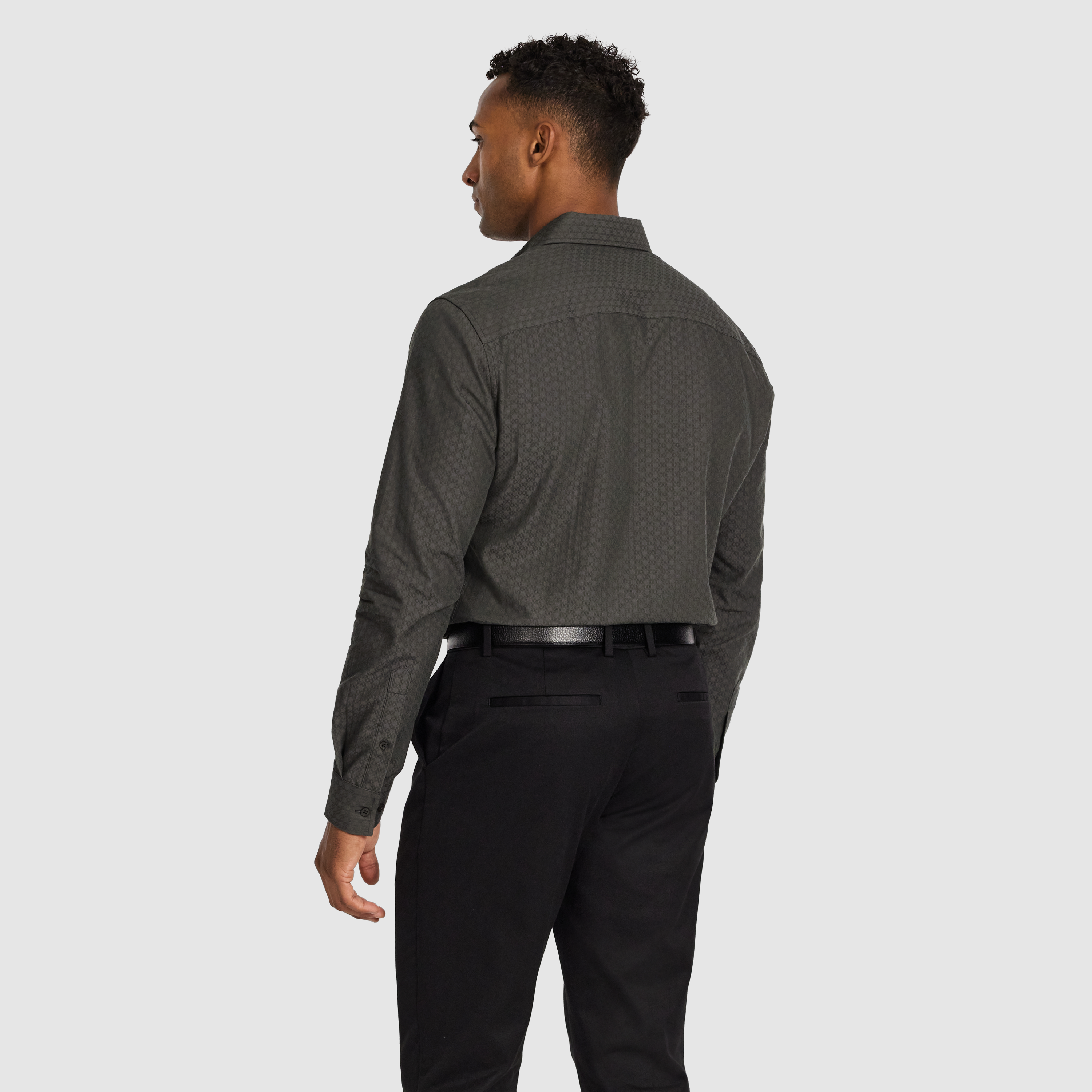 Khaki Nate Textured Shirt