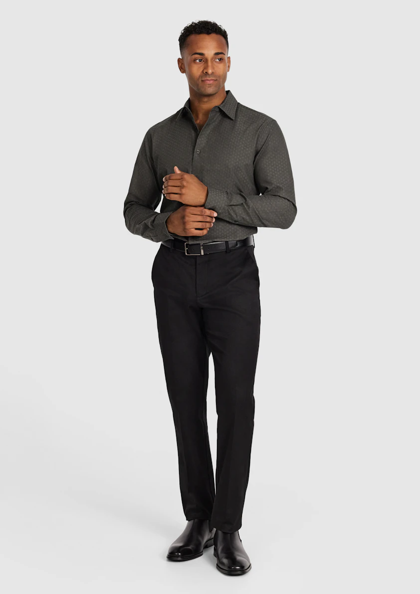 Khaki Nate Textured Shirt