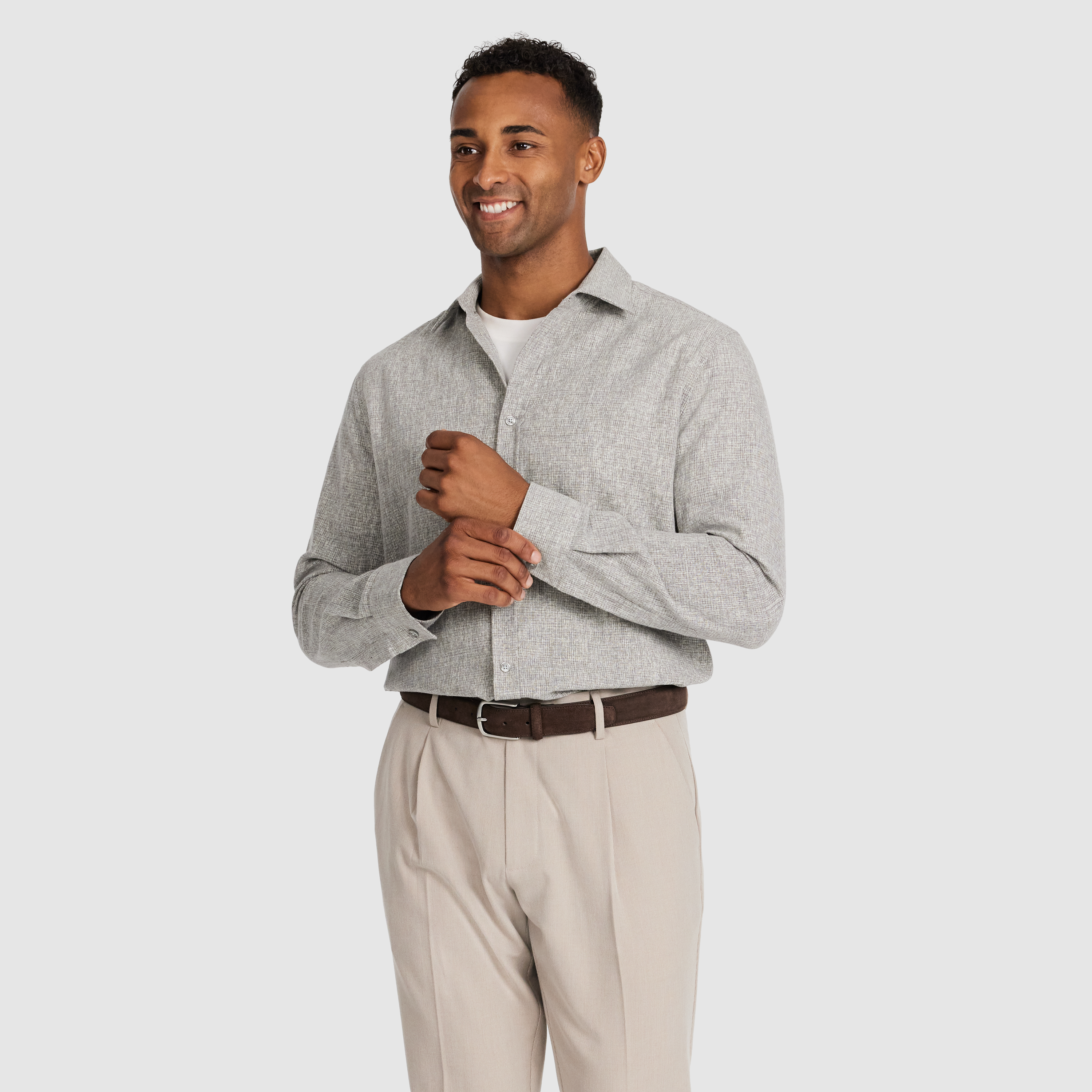 Santigo Linen Textured Shirt