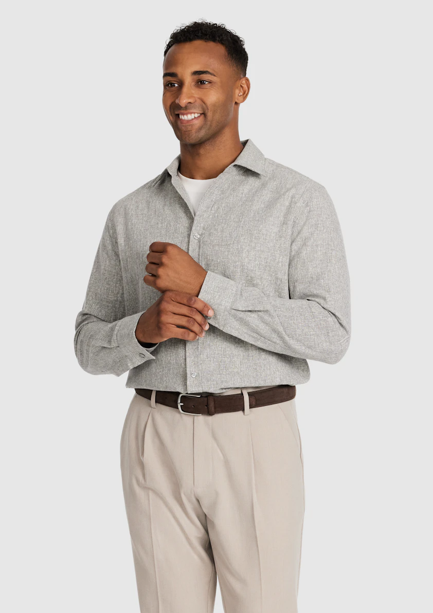 Santigo Linen Textured Shirt