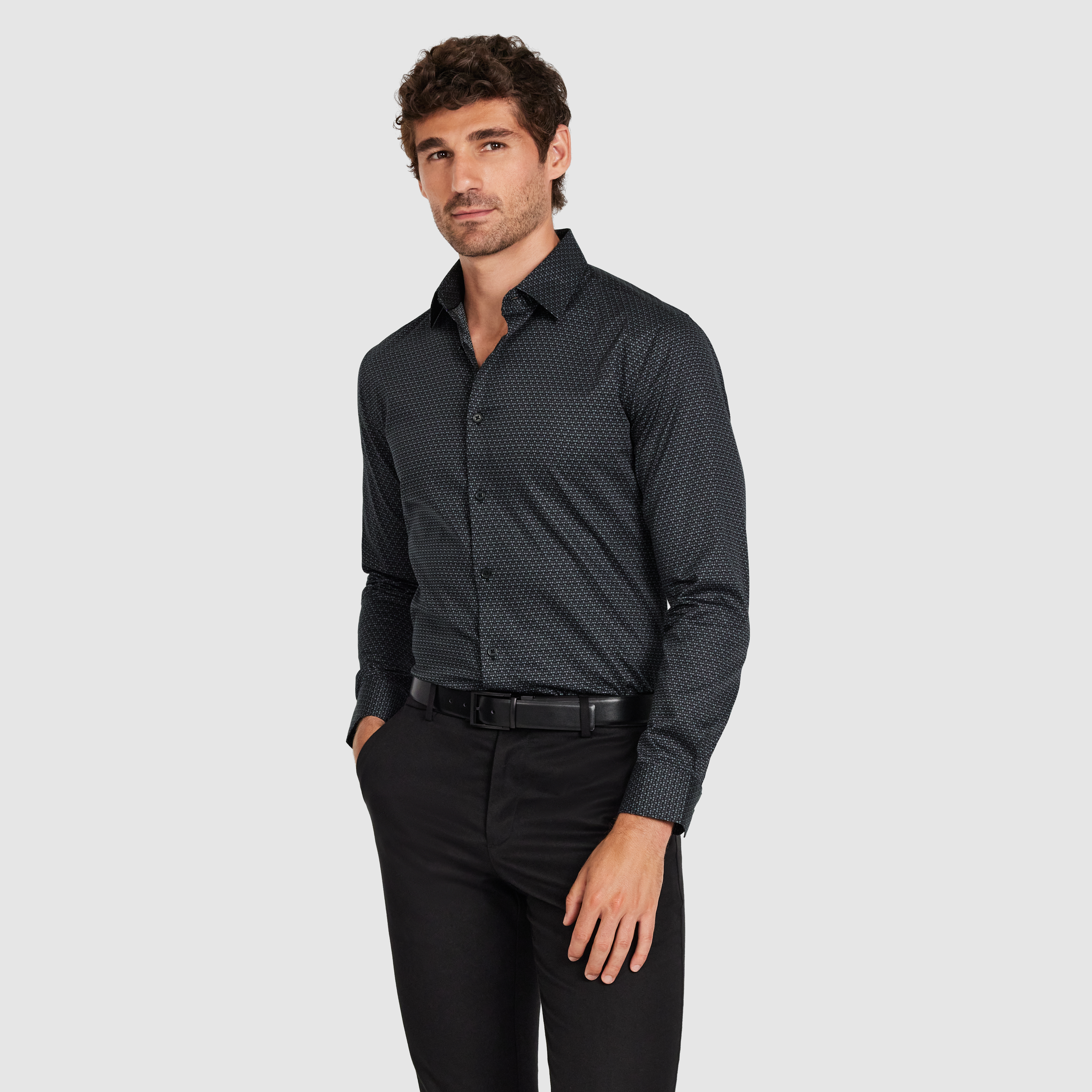 Lisbon Slim Geo Shirt