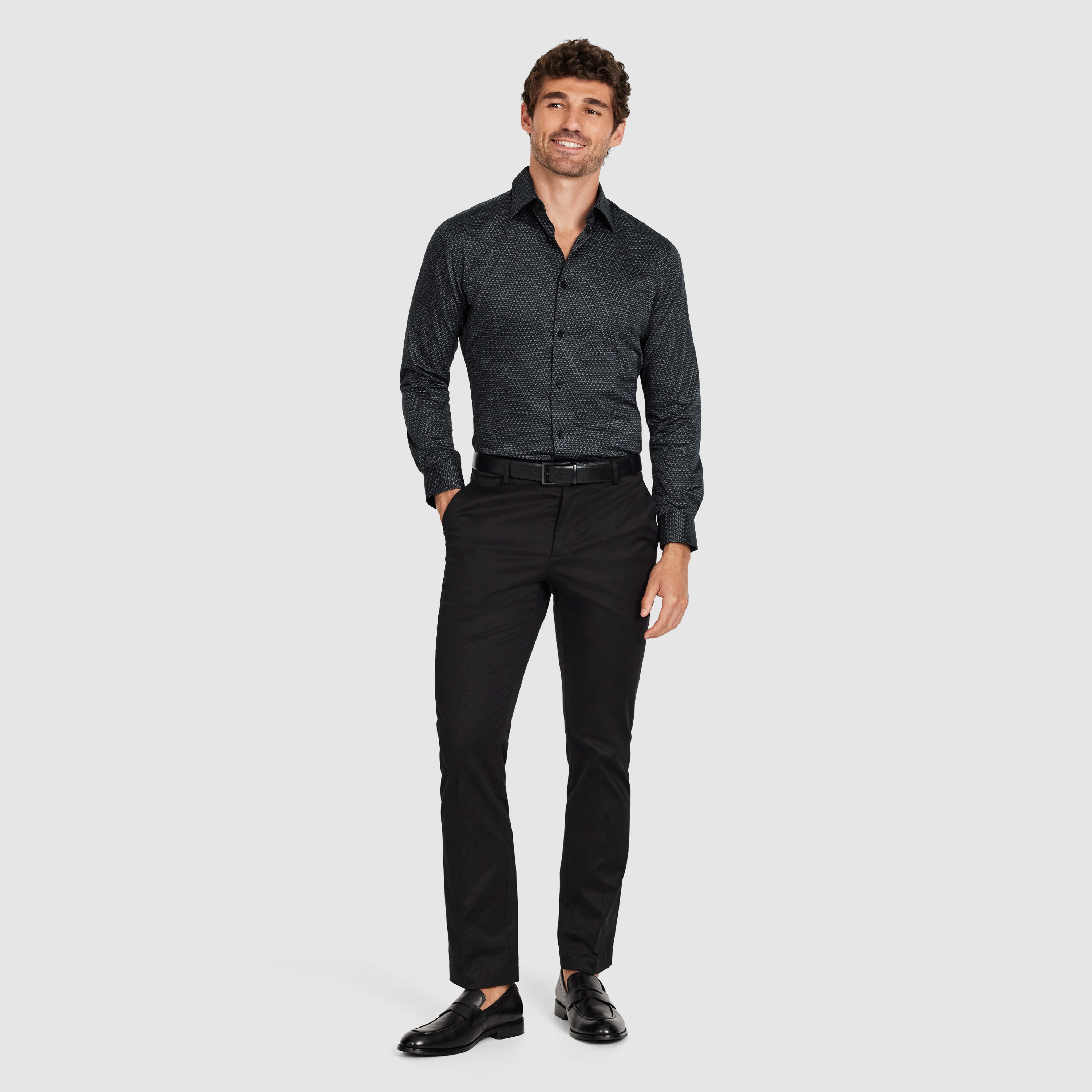 Lisbon Slim Geo Shirt