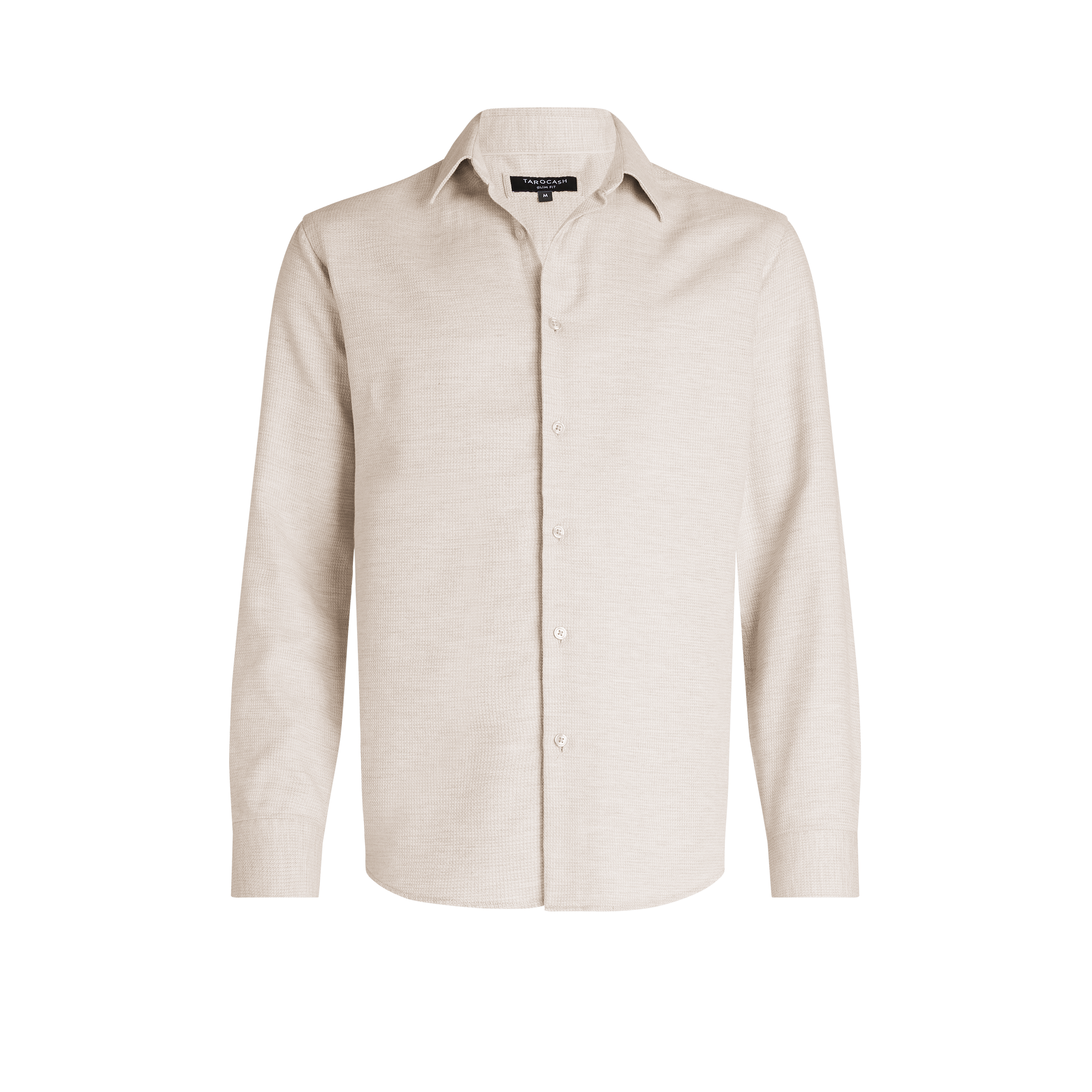 Latte Iggy Slim Textured Shirt