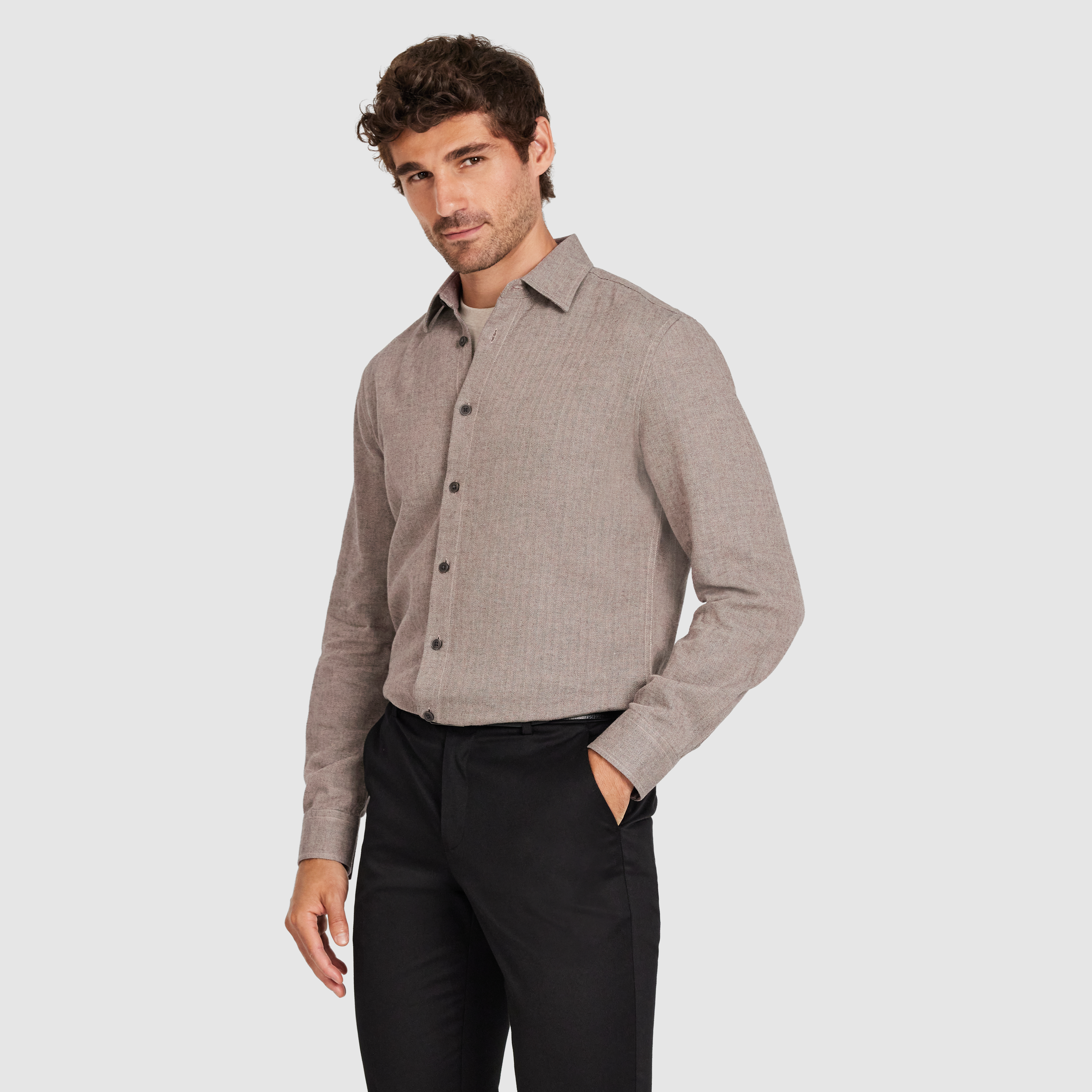 Natural Chile Linen Textured Shirt