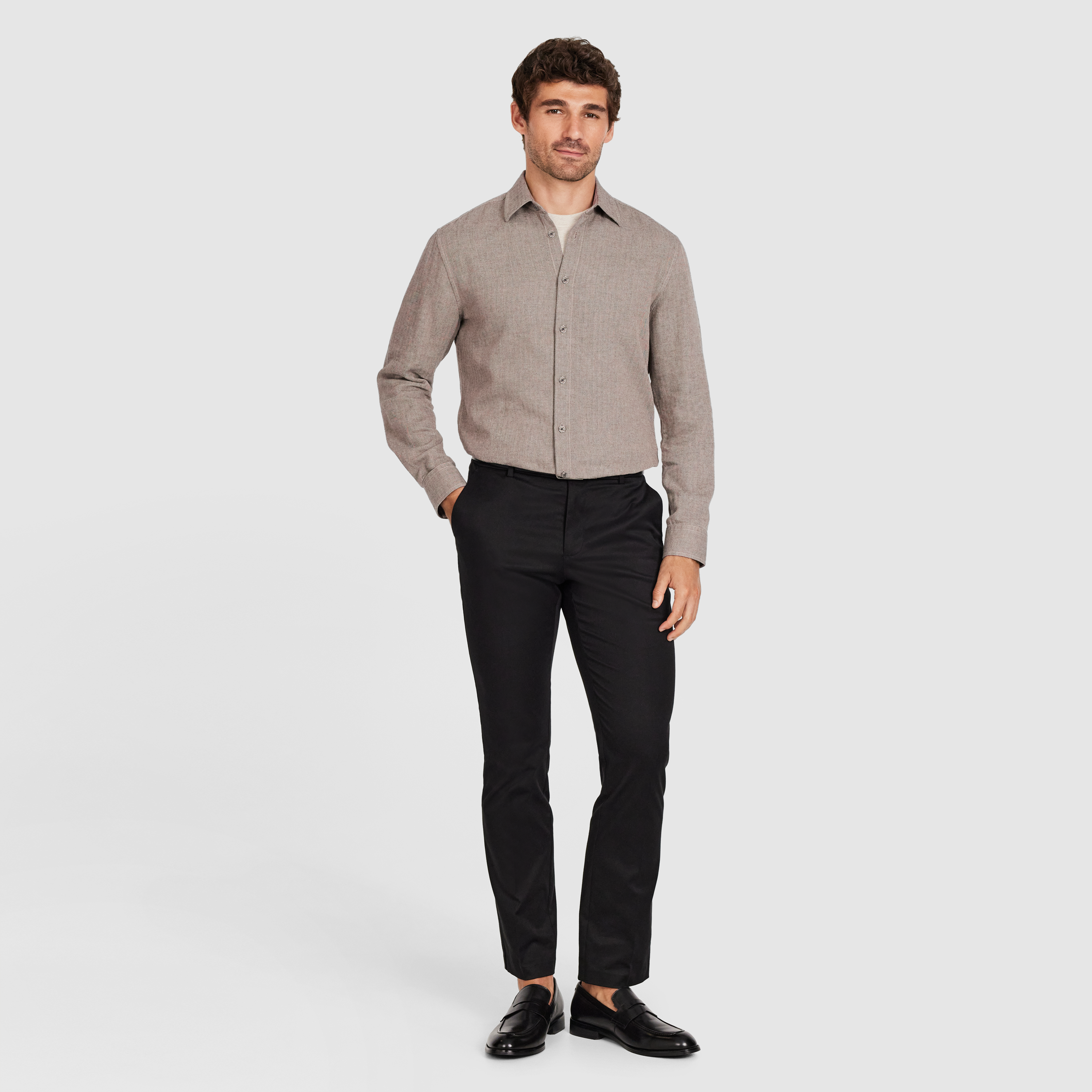 Natural Chile Linen Textured Shirt