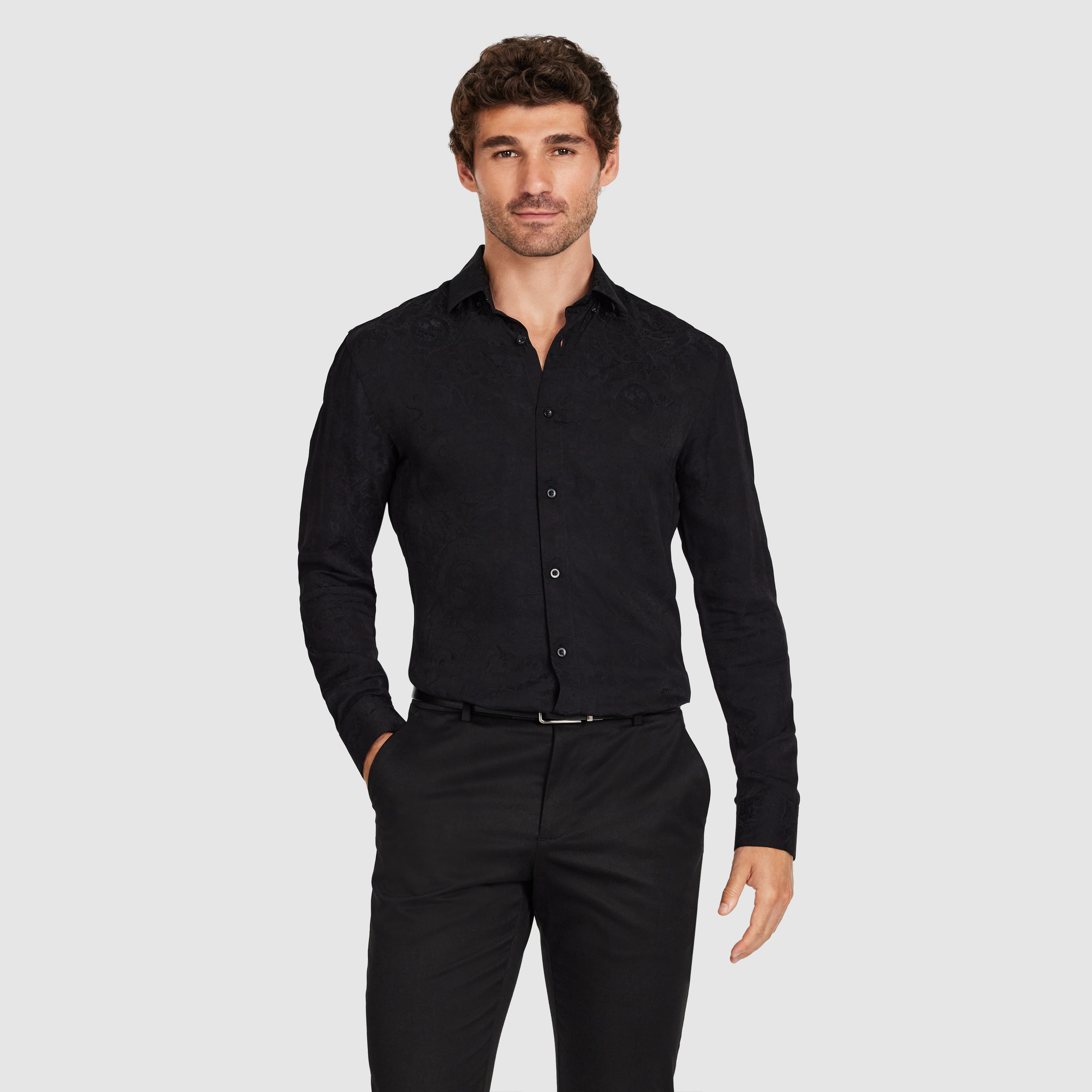 Vegas Viscose Paisley Shirt
